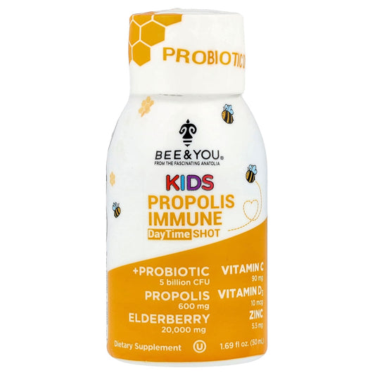Bee & You Kids Propolis Immune Day Time Shot, 1.69 fl oz - Image 1