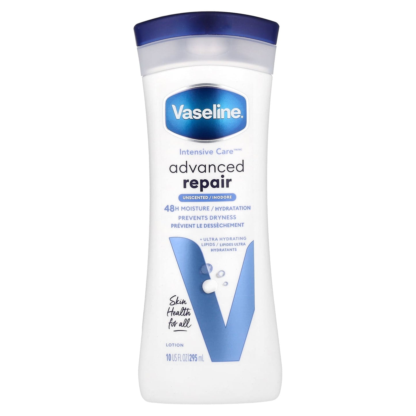 Vaseline, Intensive Care, Advanced Repair Lotion, Unscented, 10 fl oz (295 ml) - Image 1