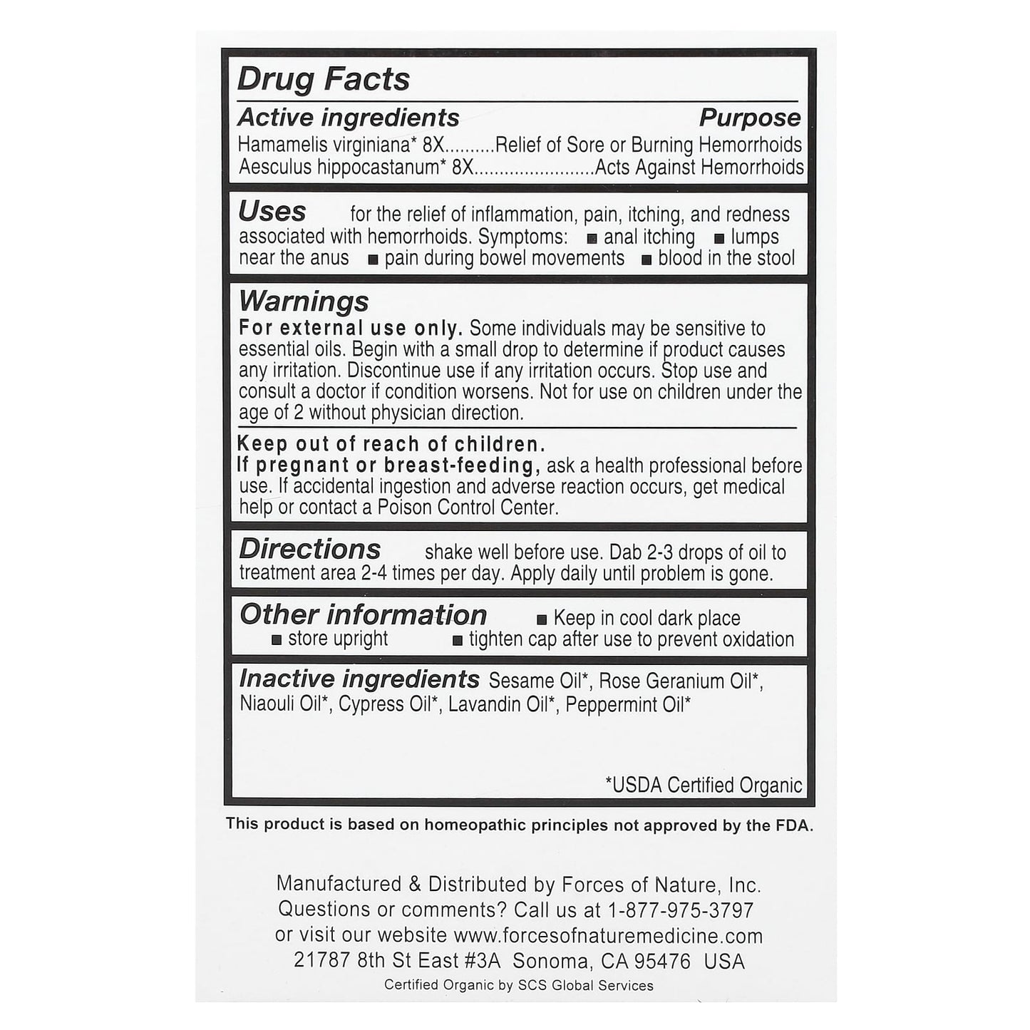 Relieve Hemorrhoid Pain & Inflammation with Organic Forces of Nature - Image 2