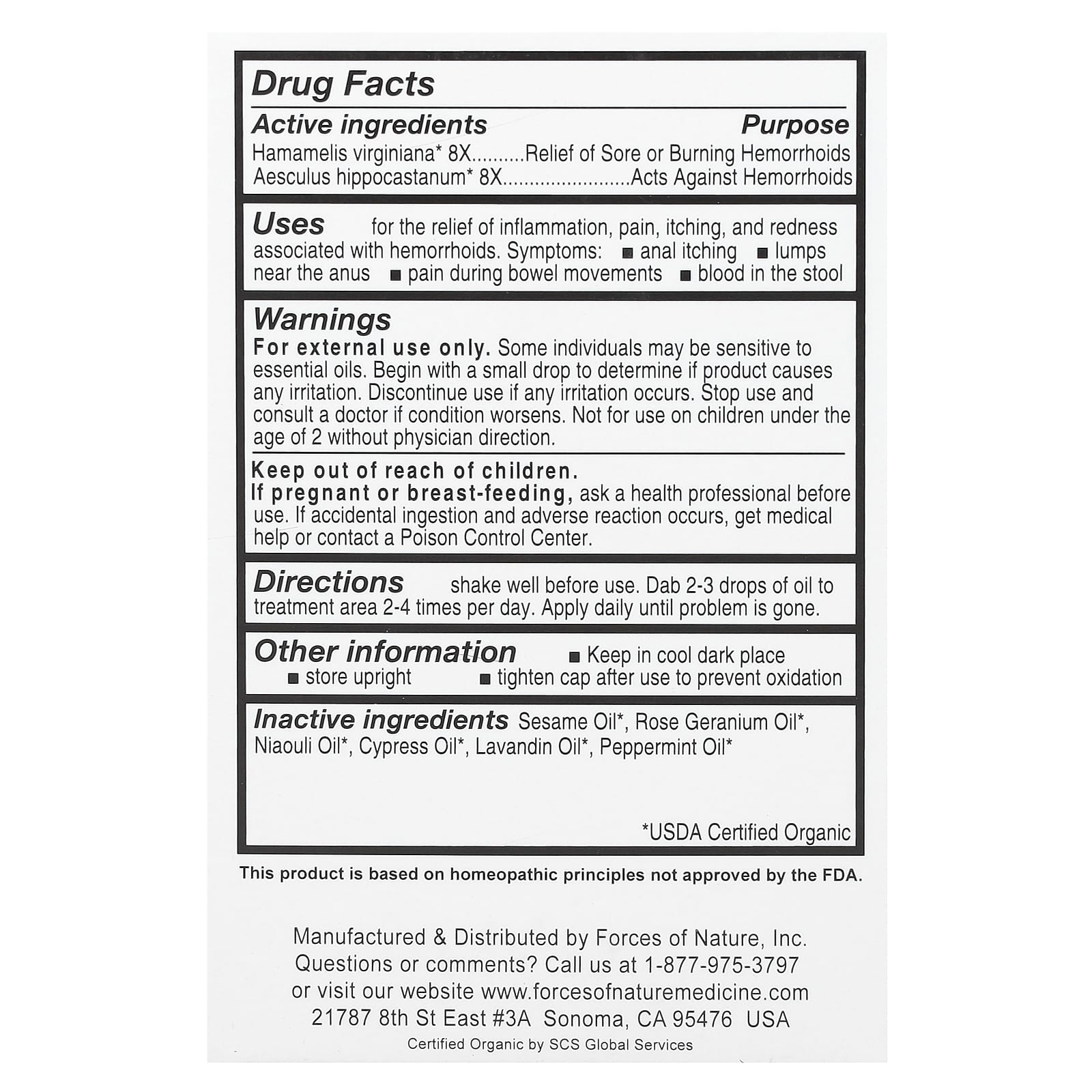 Relieve Hemorrhoid Pain & Inflammation with Organic Forces of Nature - Image 2