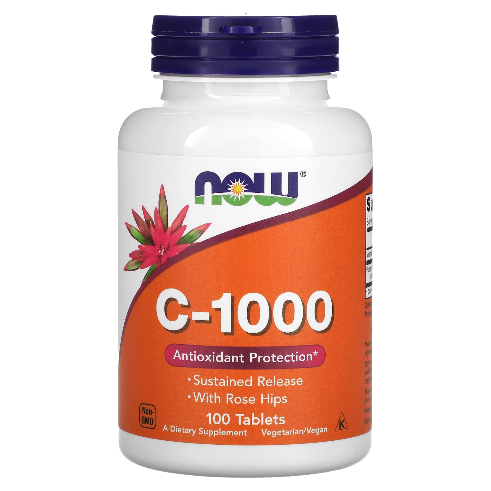 NOW Foods, C-1000, 100 Tablets - Image 1