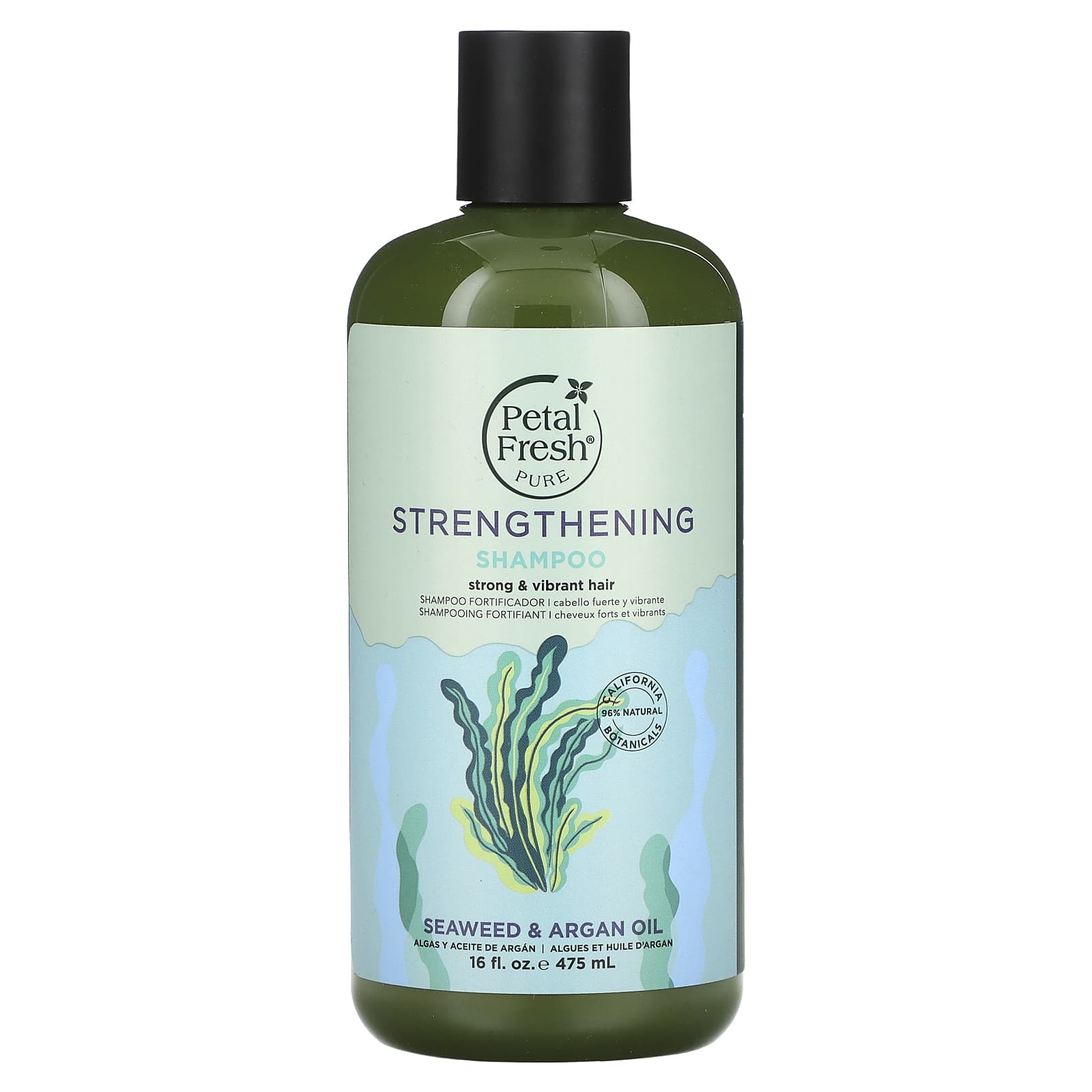 Petal Fresh, Strengthening Shampoo, Seaweed & Argan Oil, 16 fl oz (475 ml) - Image 1