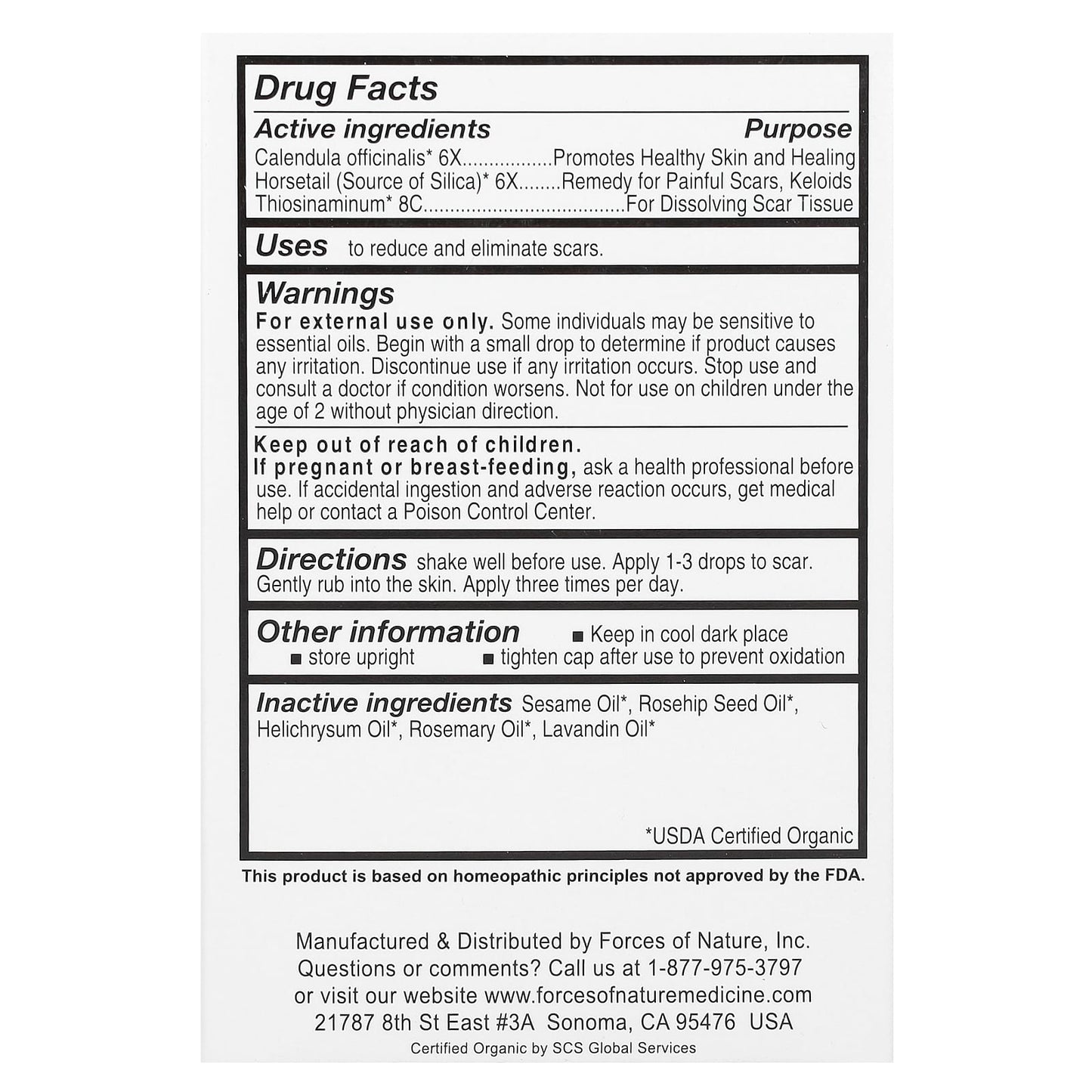 Scar Remedy by Forces of Nature - Organic Plant Medicine for Scars, Keloids & Stretch Marks - Image 2