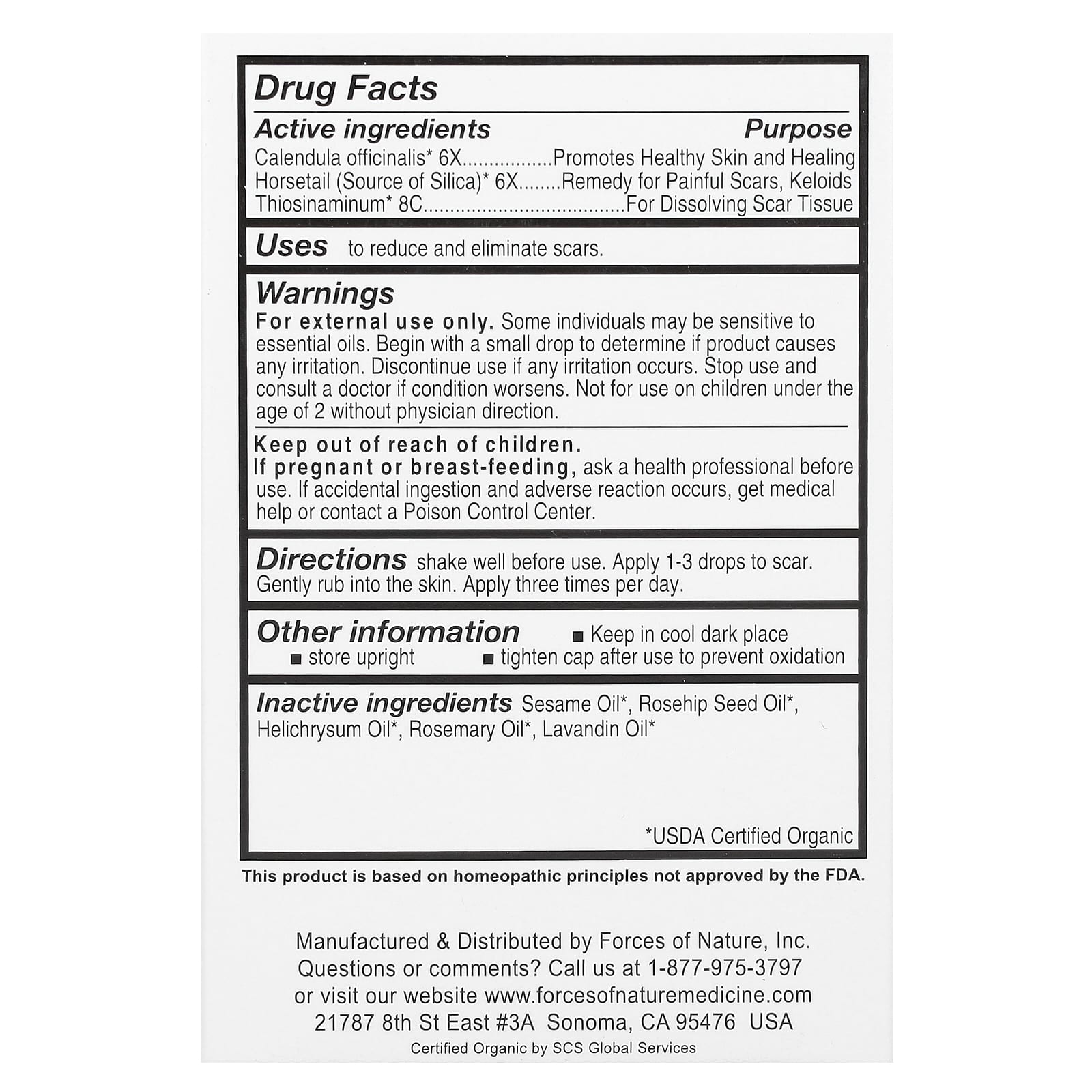 Scar Remedy by Forces of Nature - Organic Plant Medicine for Scars, Keloids & Stretch Marks - Image 2