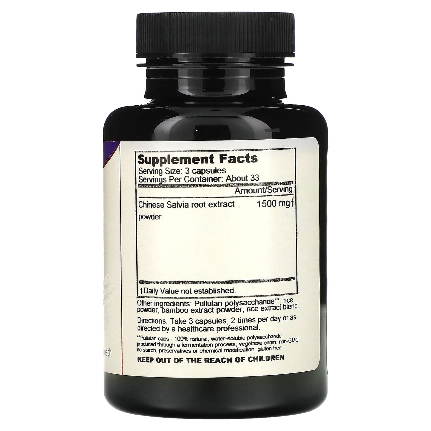 Dragon Herbs Salvia Supplement - 100 Veg Capsules - Image 2