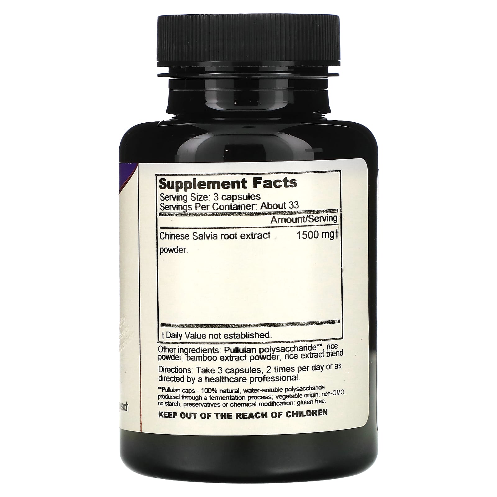 Dragon Herbs Salvia Supplement - 100 Veg Capsules - Image 2