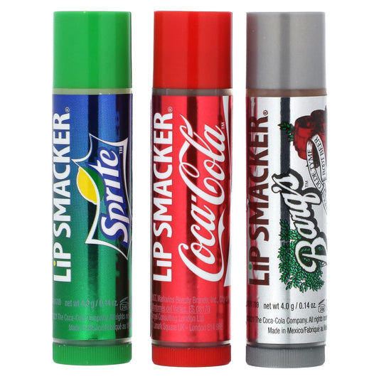 Lip Smacker, Coca Cola, Lip Balm, Trio Pack  , 3 Pack, 0.14 oz (4 g) Each - Image 1