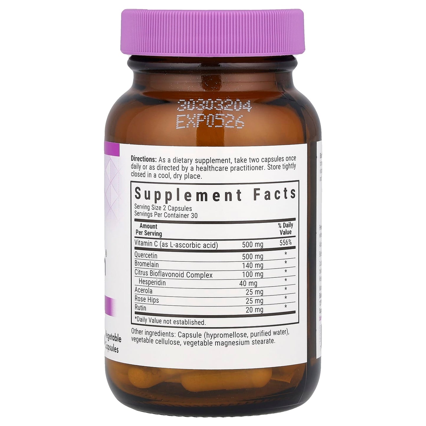 Bluebonnet Nutrition's Super Quercetin for Immune Health Support - 60 Capsules - Image 2