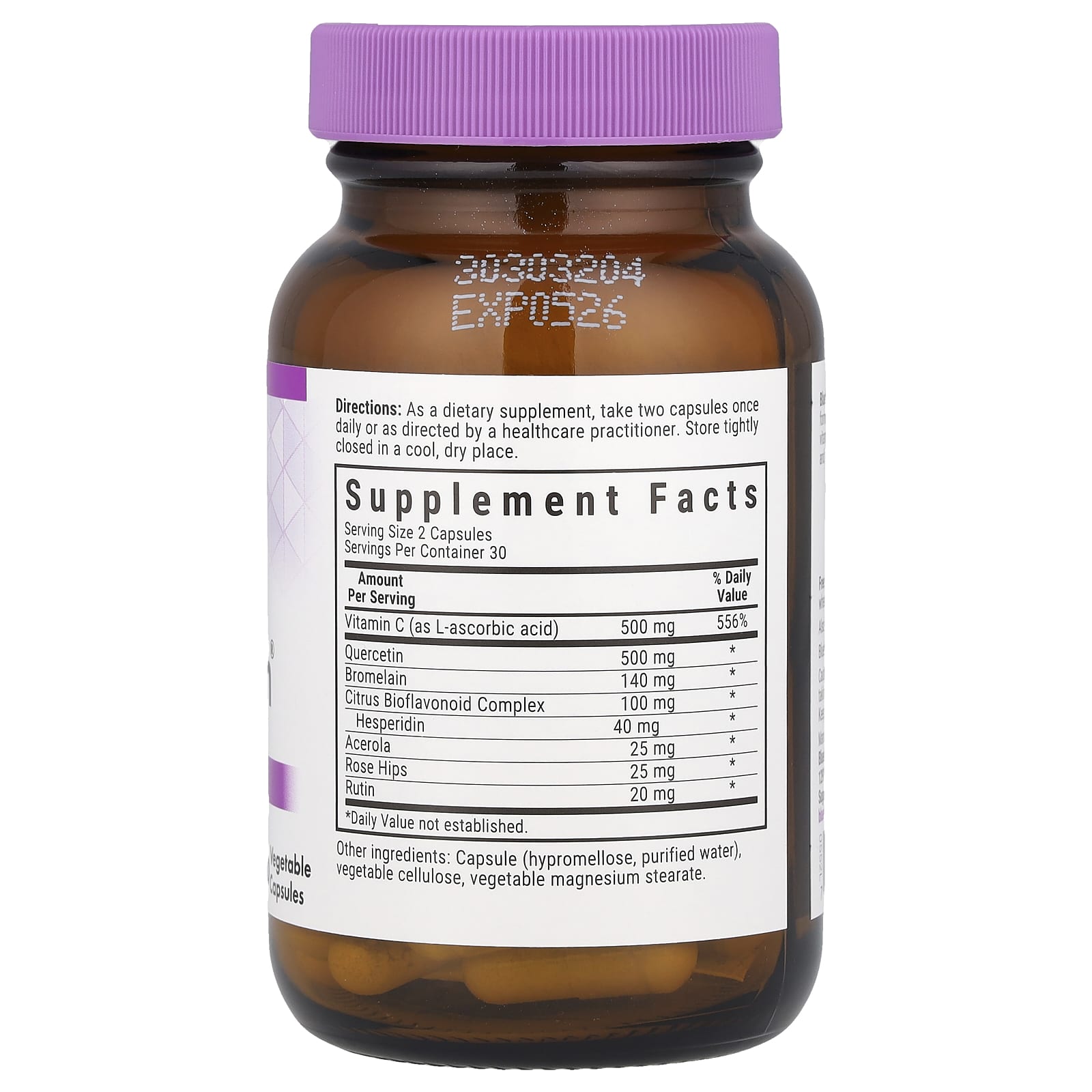 Bluebonnet Nutrition's Super Quercetin for Immune Health Support - 60 Capsules - Image 2