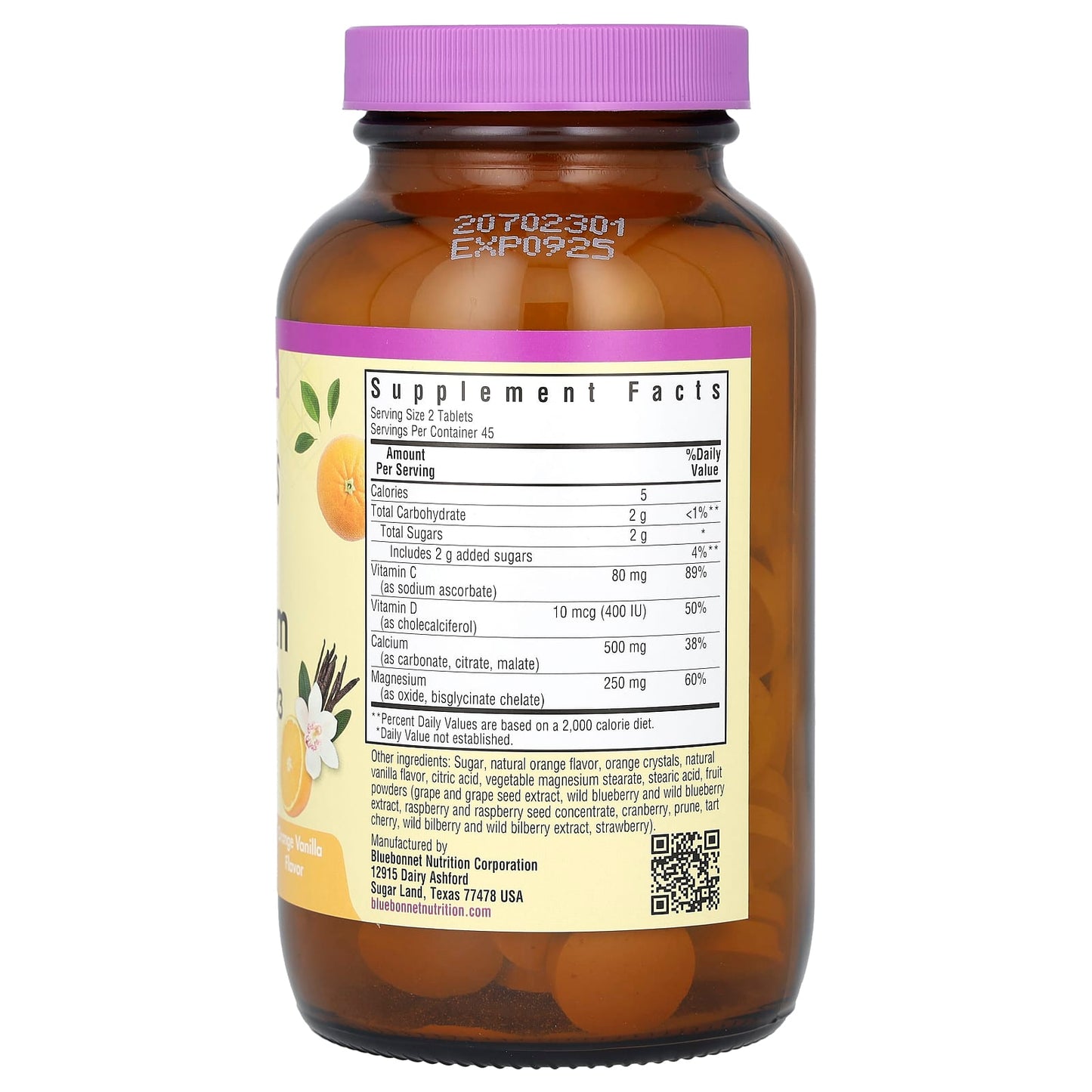 Support Strong Bones with Bluebonnet Nutrition Calcium Tablets - Image 2