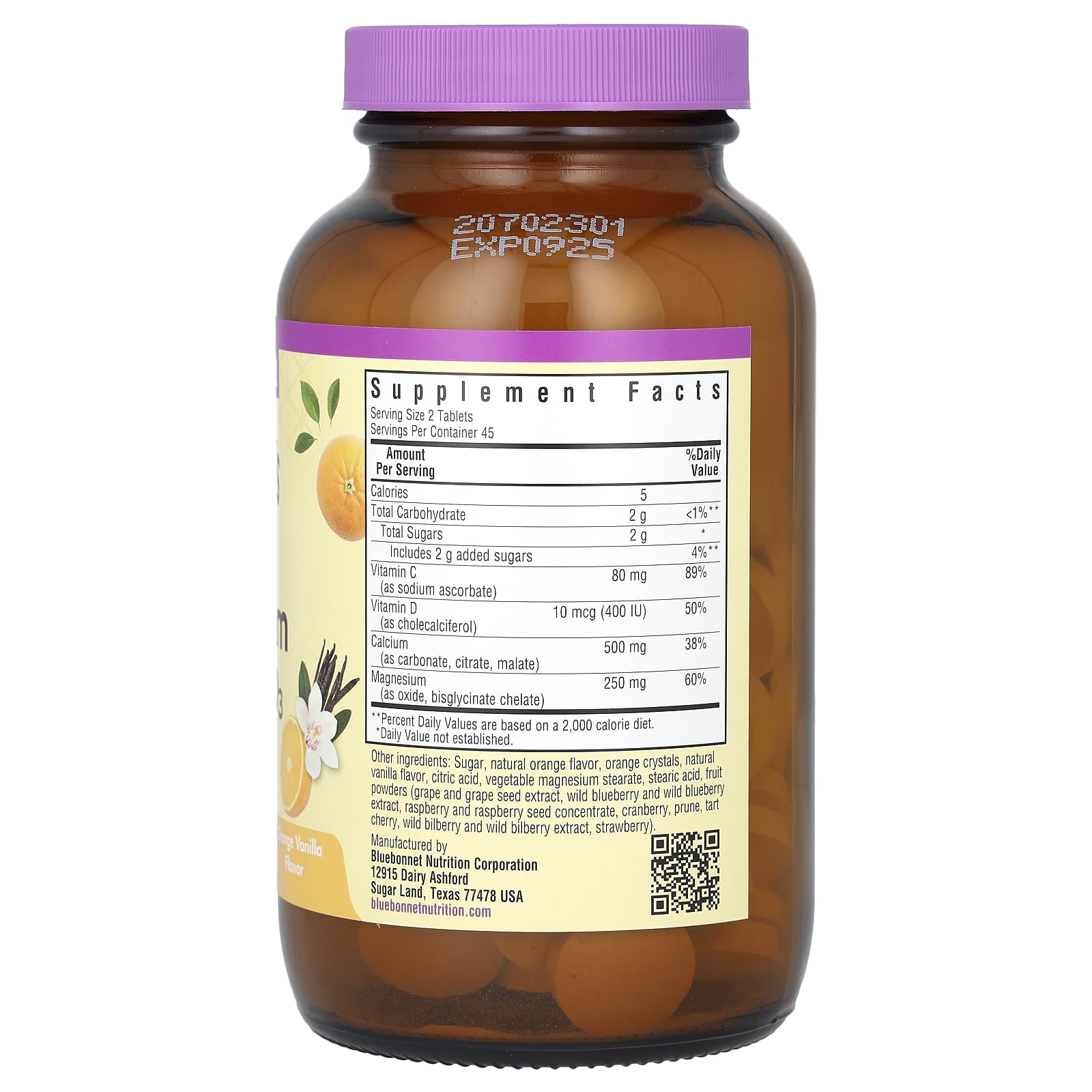 Support Strong Bones with Bluebonnet Nutrition Calcium Tablets - Image 2