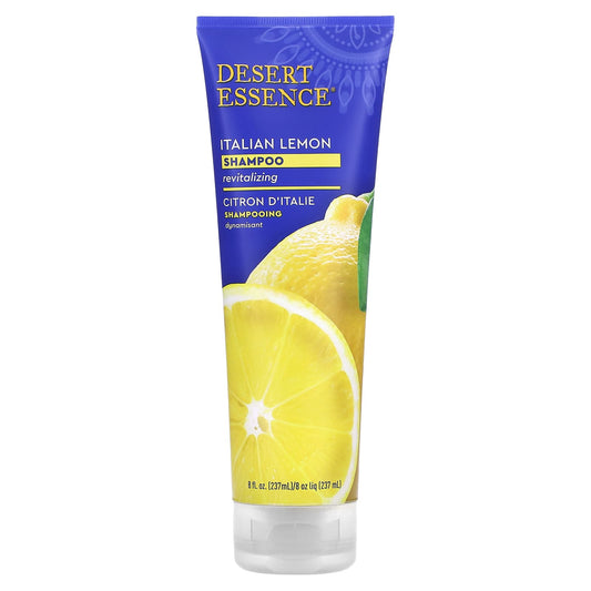 Desert Essence Italian Lemon Shampoo 8 oz, Vegan & Cruelty-Free - Image 1