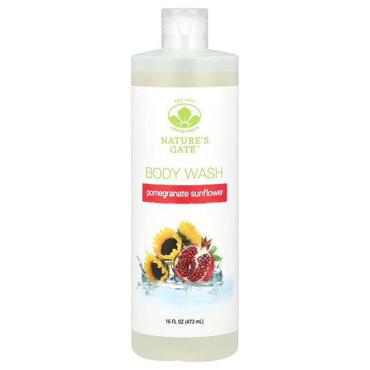 Pomegranate Sunflower Body Wash - Cruelty-Free & Non-GMO - Image 1