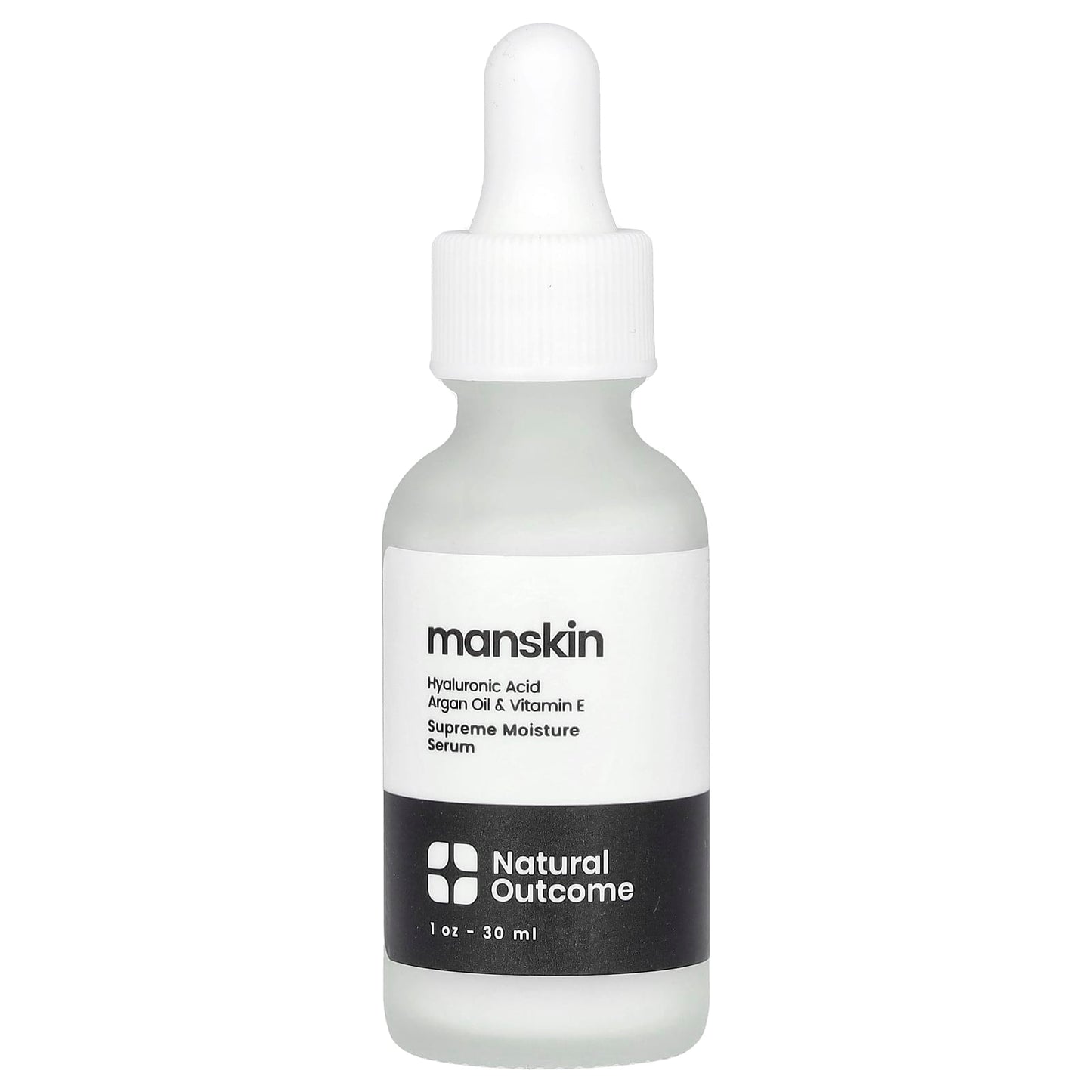 Natural Outcome, Man Skin, Supreme Moisture Serum, Fragrance Free, 1 oz (30 ml) - Image 1
