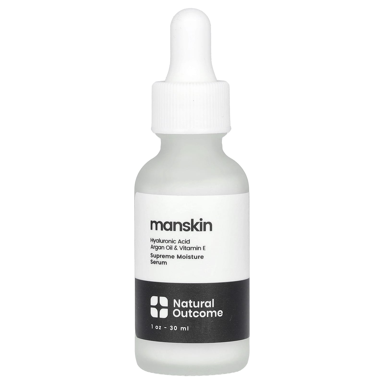 Natural Outcome, Man Skin, Supreme Moisture Serum, Fragrance Free, 1 oz (30 ml) - Image 1