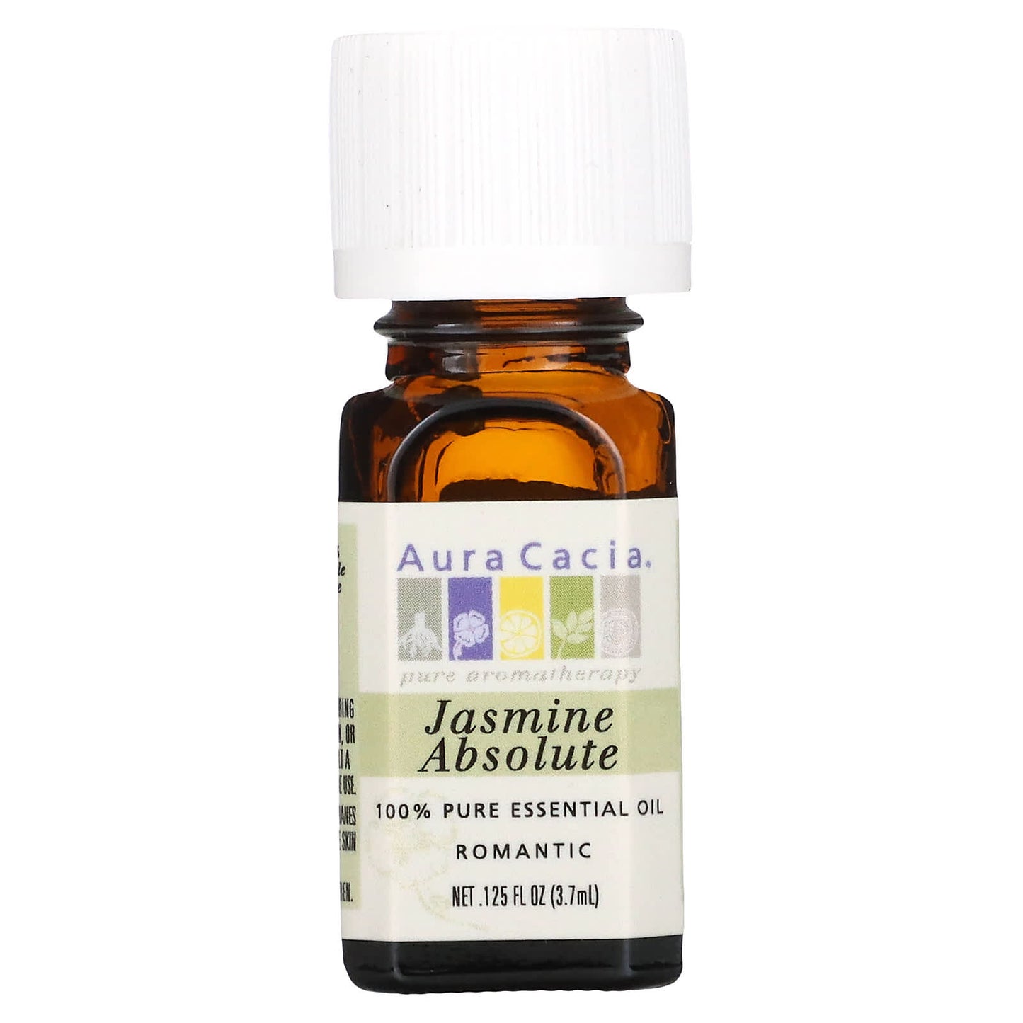 Aura Cacia 100% Pure Jasmine Absolute Essential Oil 0.125 fl oz - Image 1