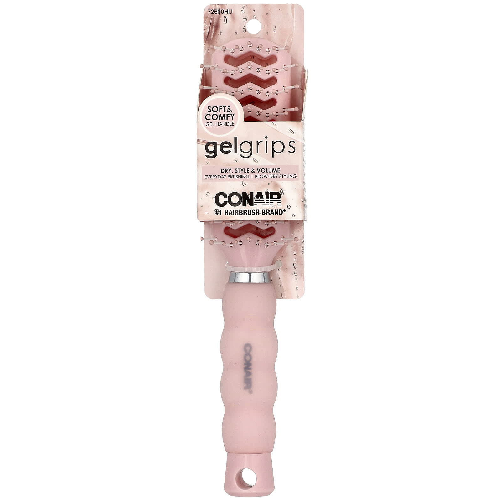 Conair Gel Grips Vent Hair Brush for Everyday Styling - Image 2