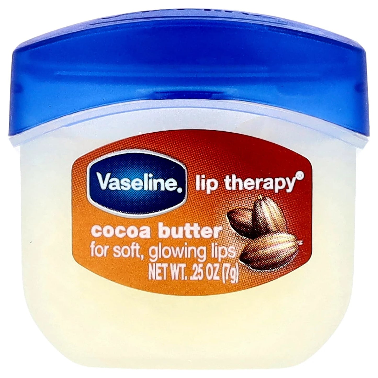 Vaseline, Lip Therapy®, Cocoa Butter, 0.25 oz (7 g) - Image 1
