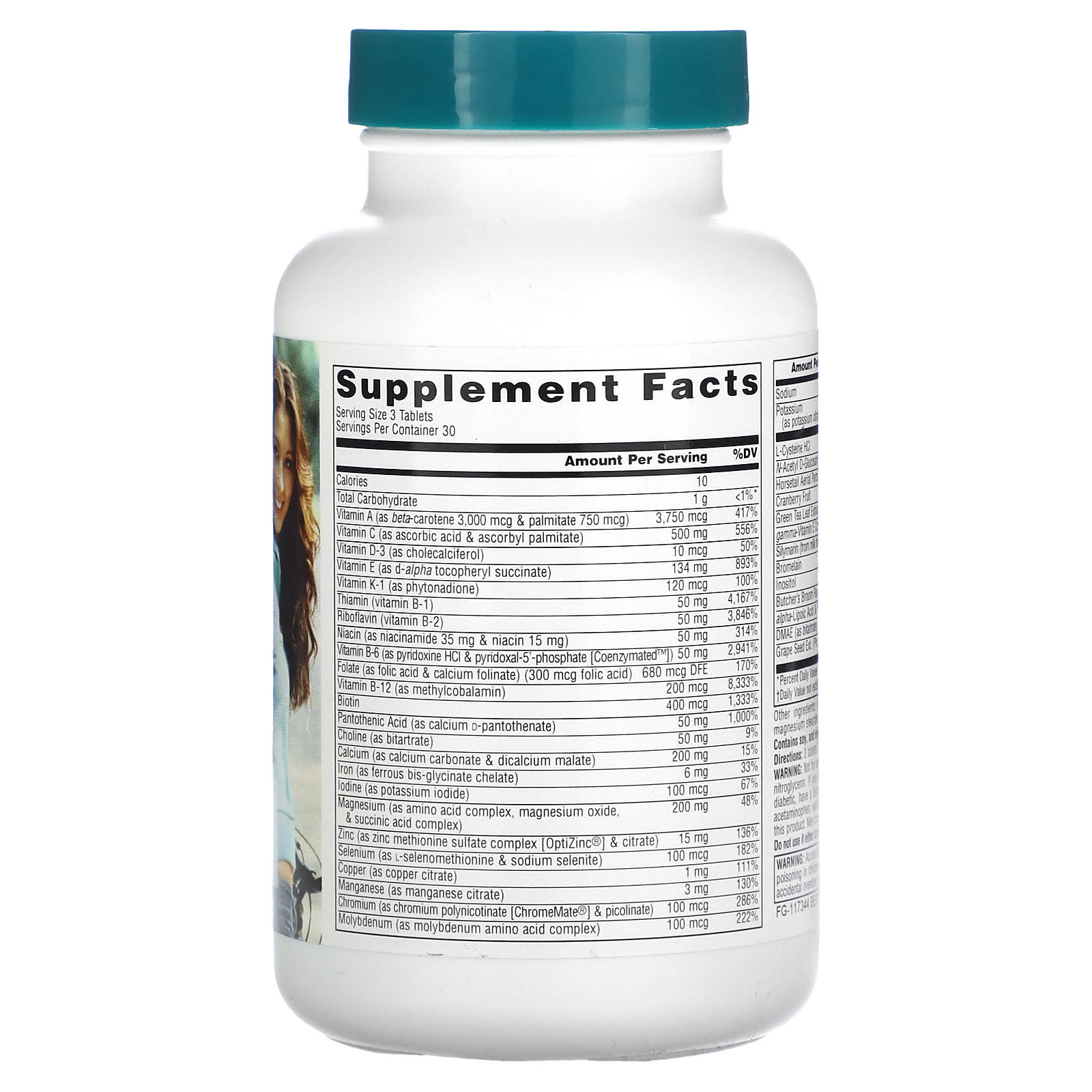 Source Naturals, Women's Life Force Multiple, 90 Tablets - Image 2