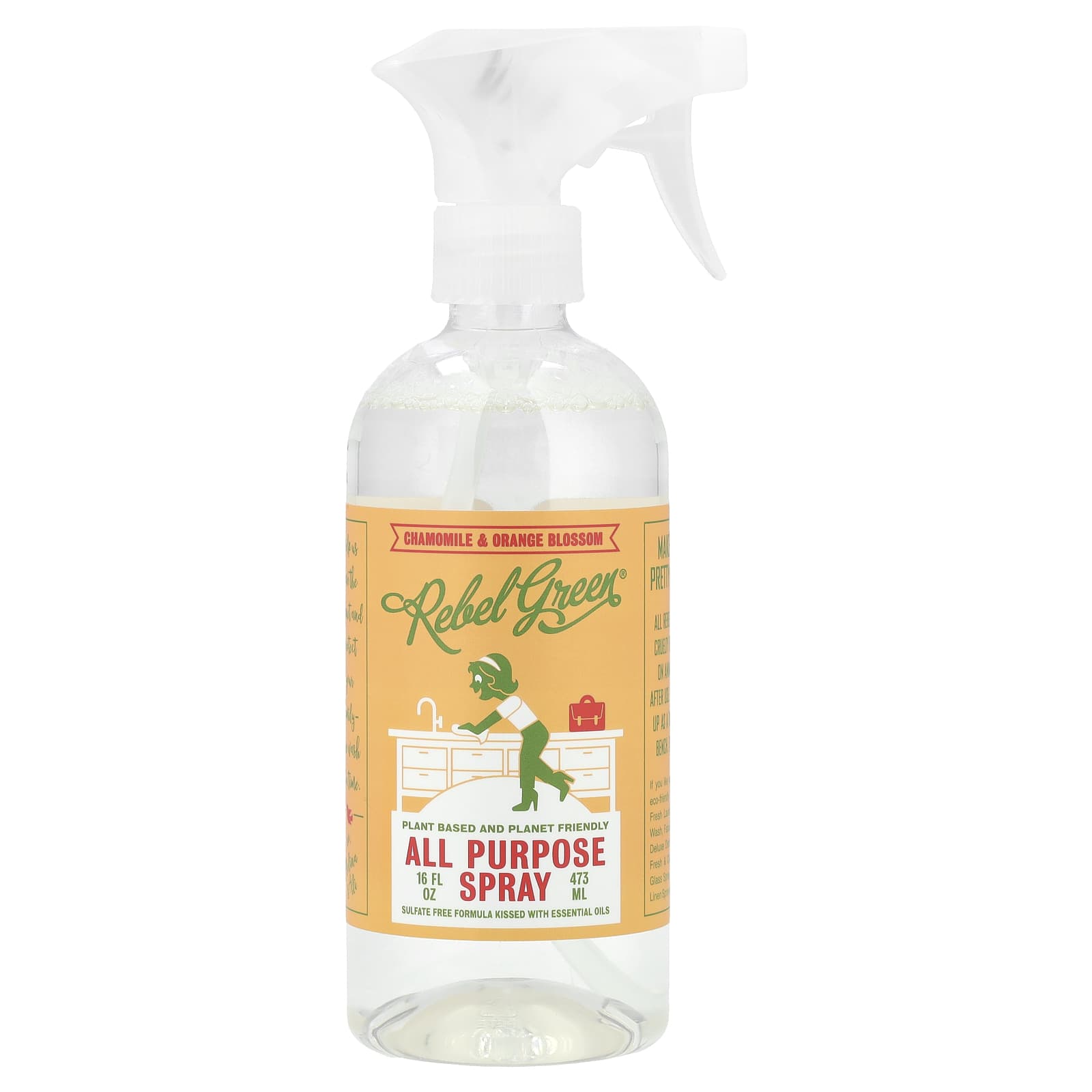 Rebel Green, All Purpose Spray, Chamomile & Orange Blossom, 16 fl oz (473 ml) - Image 1