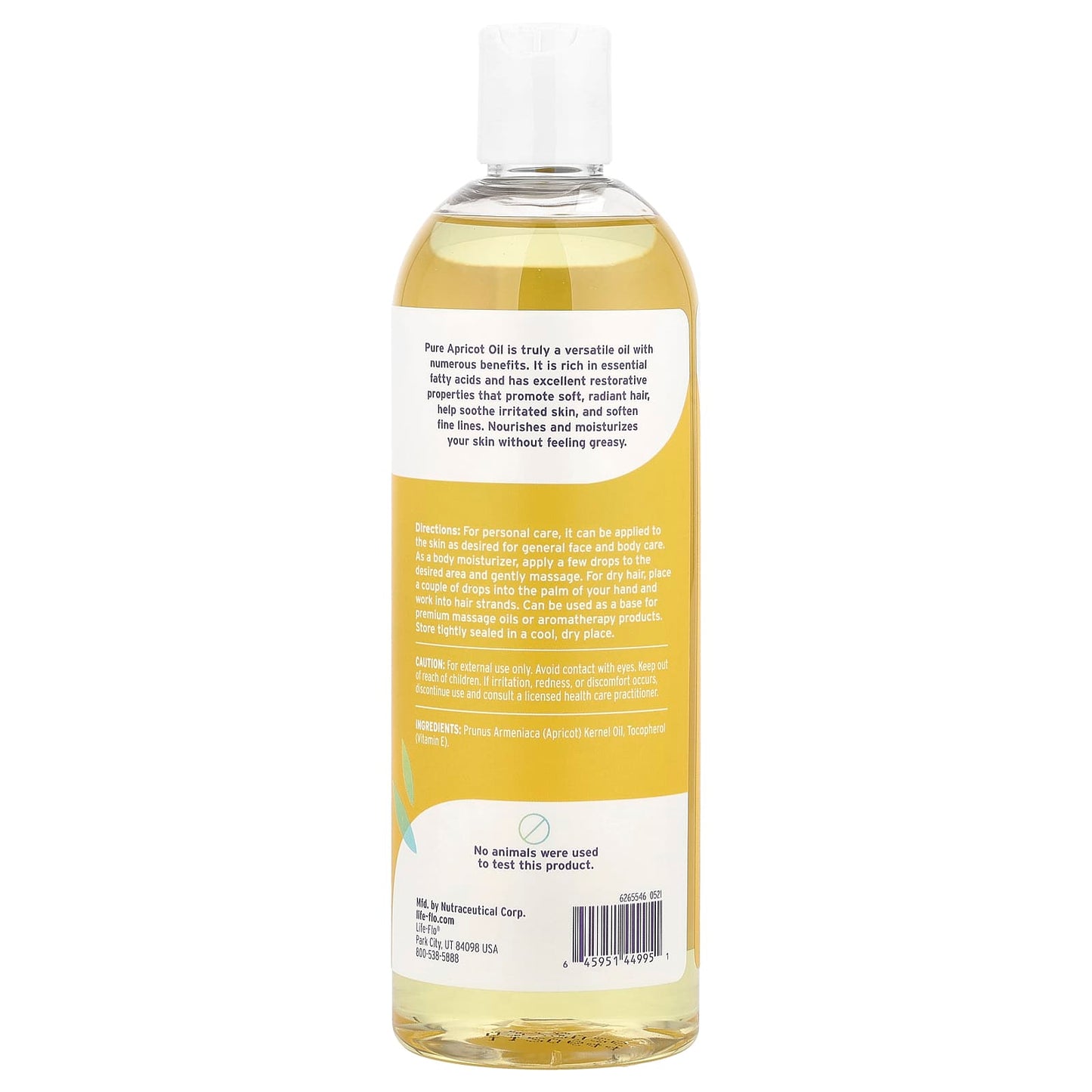 Life-flo, Pure Apricot Oil, 16 fl oz (473 ml) - Image 2