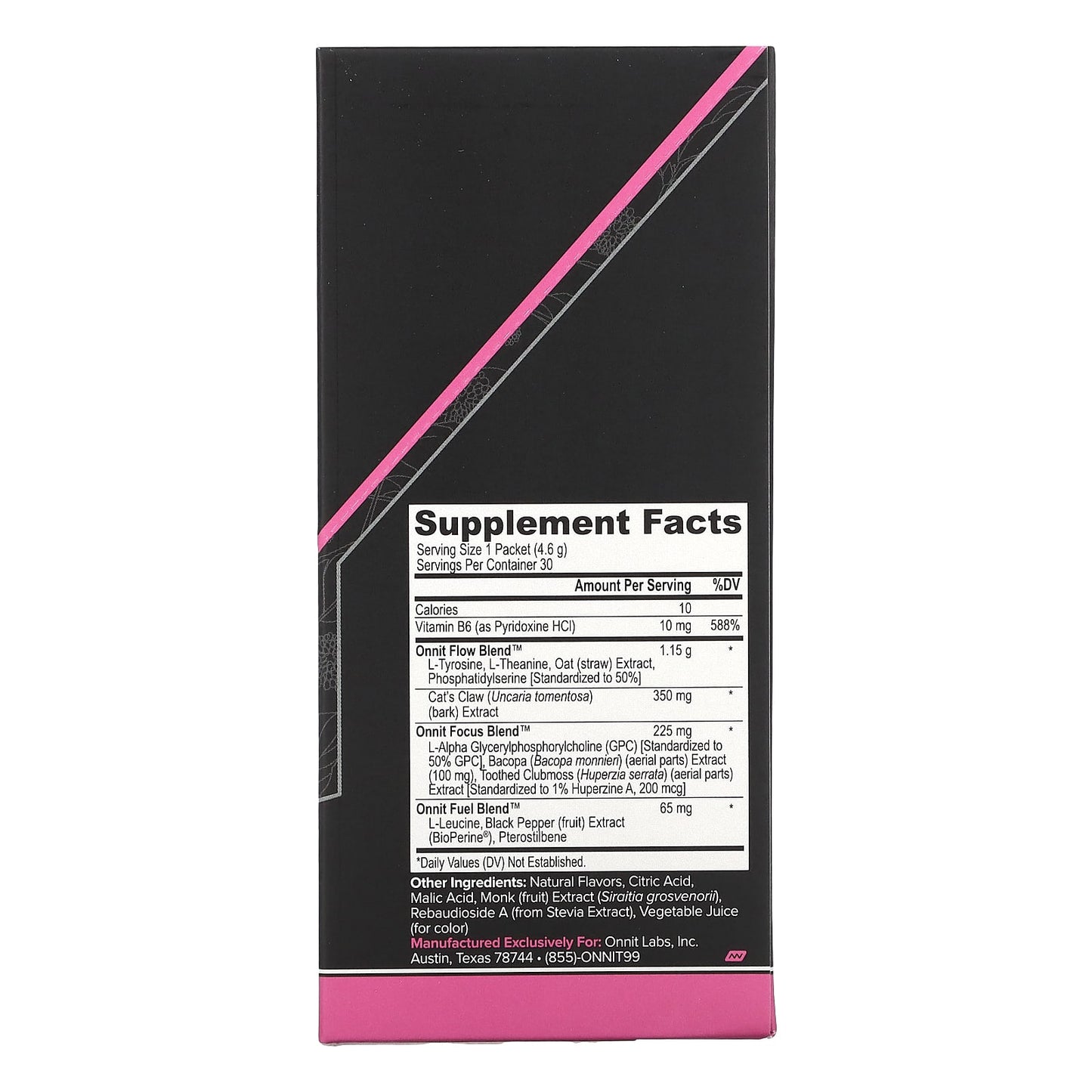 Onnit, AlphaBRAIN Instant, Memory & Focus, Blackberry Lemonade , 30 Packets, 0.16 oz (4.6 g) Each - Image 2