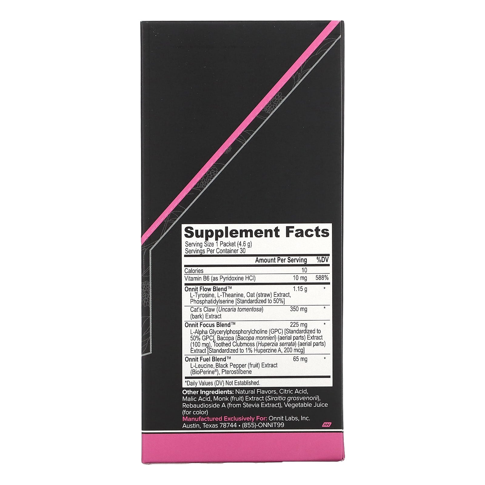 Onnit, AlphaBRAIN Instant, Memory & Focus, Blackberry Lemonade , 30 Packets, 0.16 oz (4.6 g) Each - Image 2