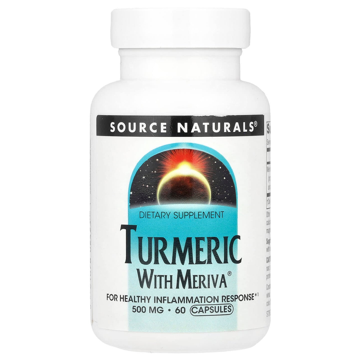 Source Naturals, Turmeric With Meriva®, 60 Capsules - Image 1