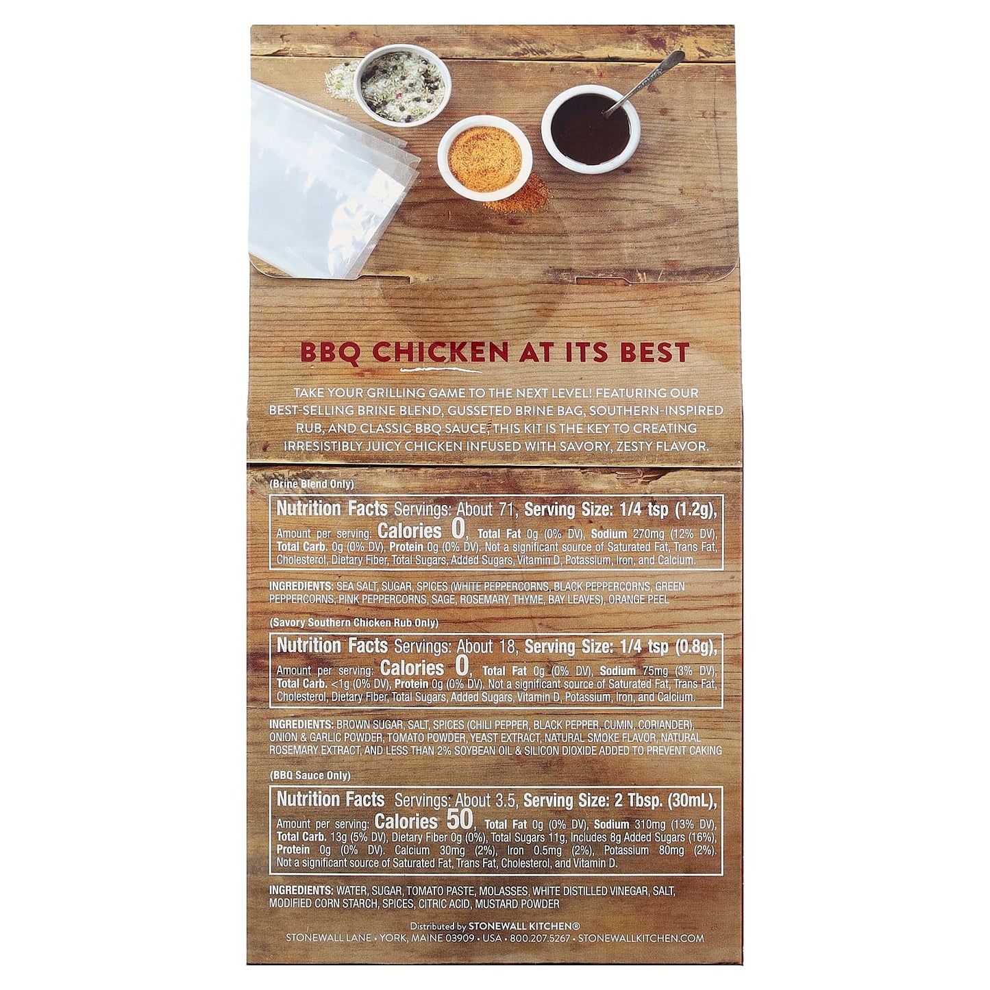 Urban Accents, Savory Southern BBQ Chicken Brine Kit, 7 oz (198 g ) - Image 2