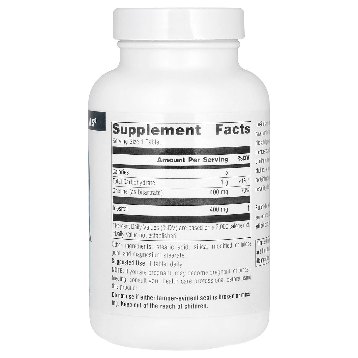 Source Naturals, Inositol & Choline, 100 Tablets - Image 2