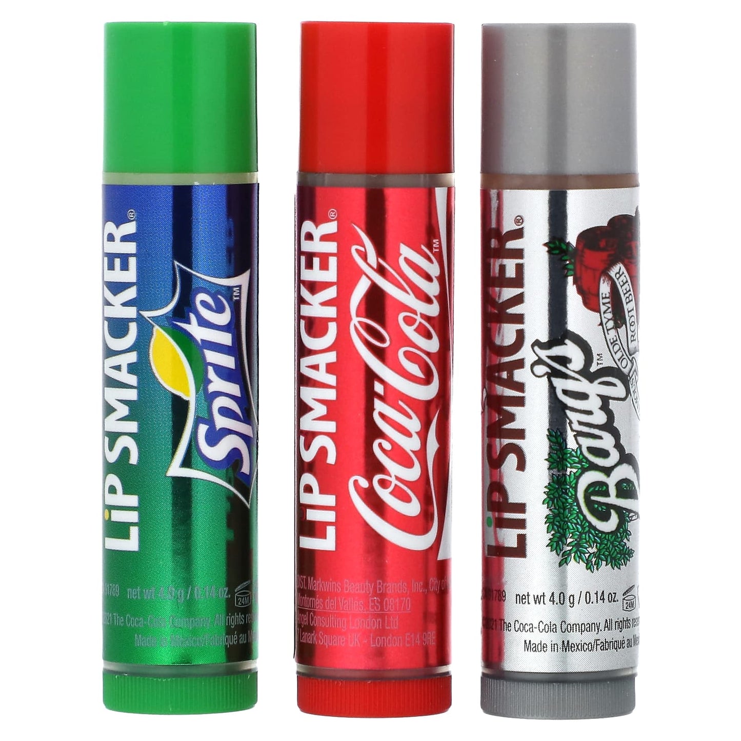 Lip Smacker, Coca Cola, Lip Balm, Trio Pack  , 3 Pack, 0.14 oz (4 g) Each - Image 1
