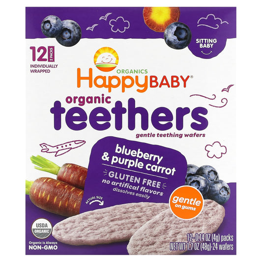 Organic Teethers by Happy Family Organics - Soft, Gentle, & Non-GMO - Image 1