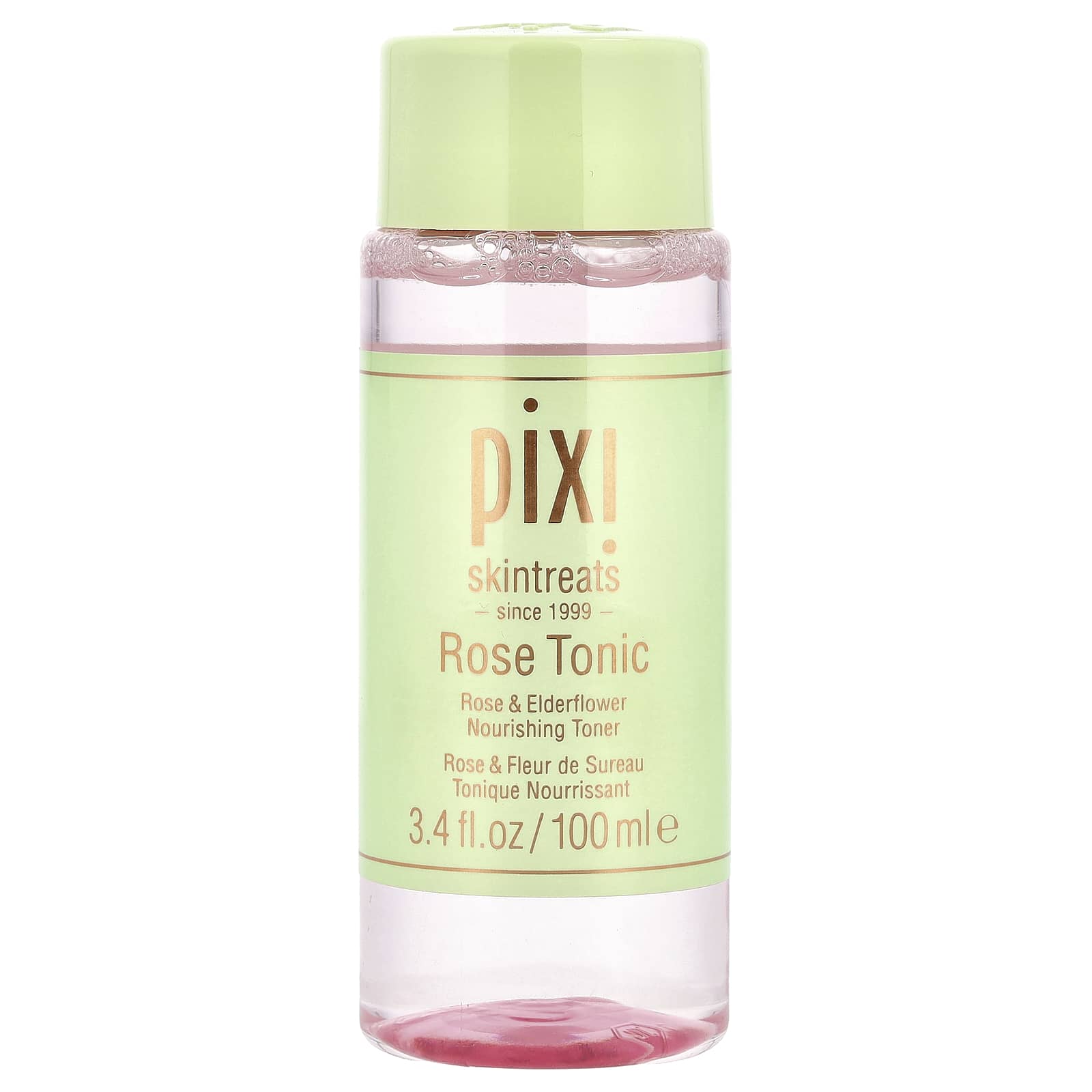 Pixi Beauty, Rose Tonic, Rose & Elderberry Nourishing Toner, Alcohol Free, 3.4 fl oz (100 ml) - Image 1