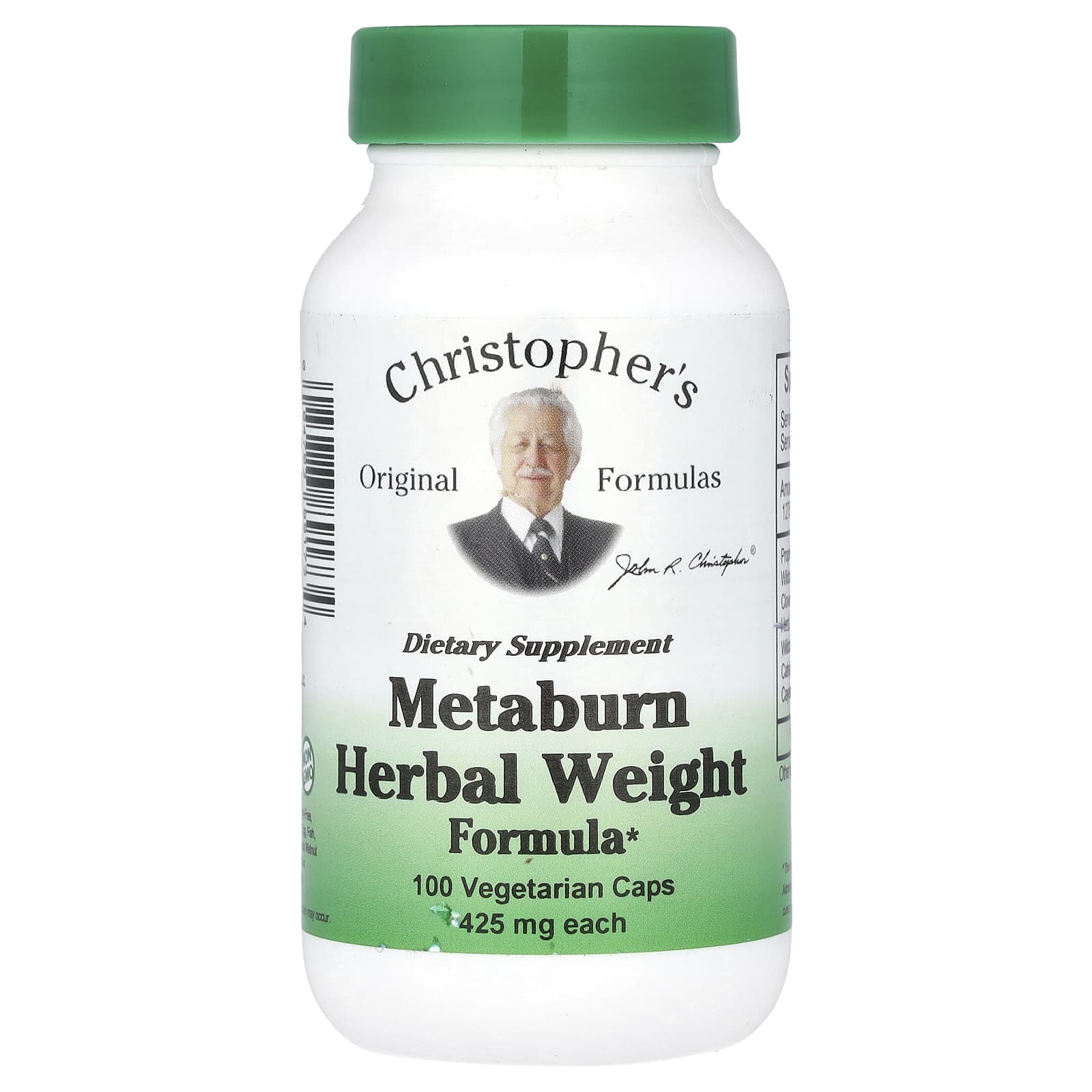 Herbal Weight Loss Support with Metaburn by Christopher's Original Formulas - Image 1