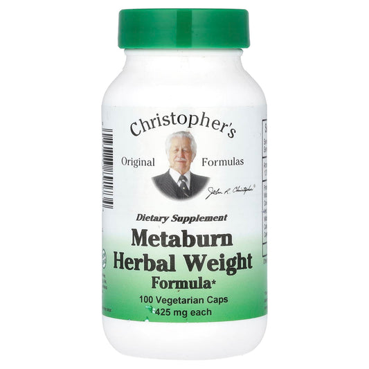 Herbal Weight Loss Support with Metaburn by Christopher's Original Formulas - Image 1