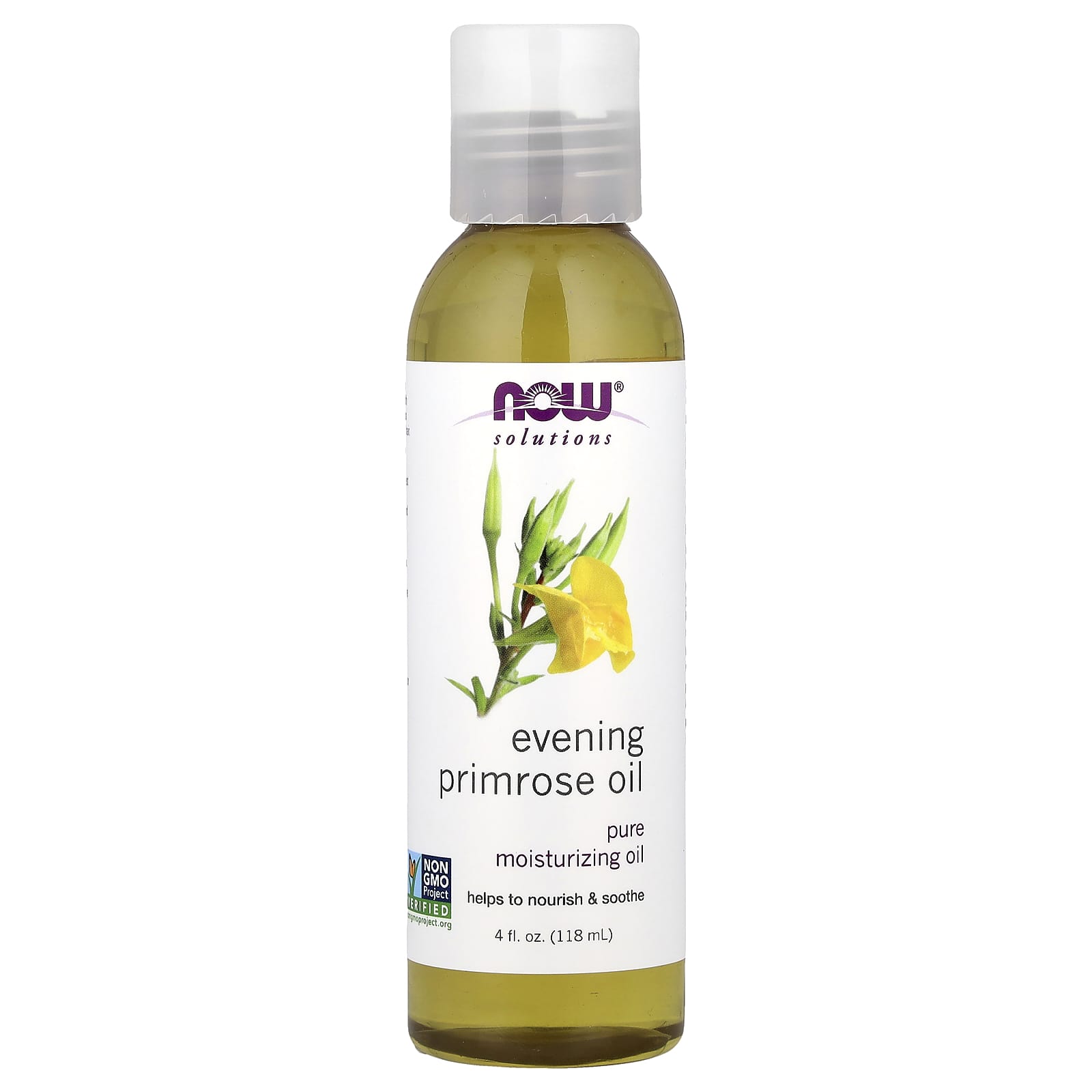 NOW Foods, Solutions, Evening Primrose Oil, 4 fl oz (118 ml) - Image 1
