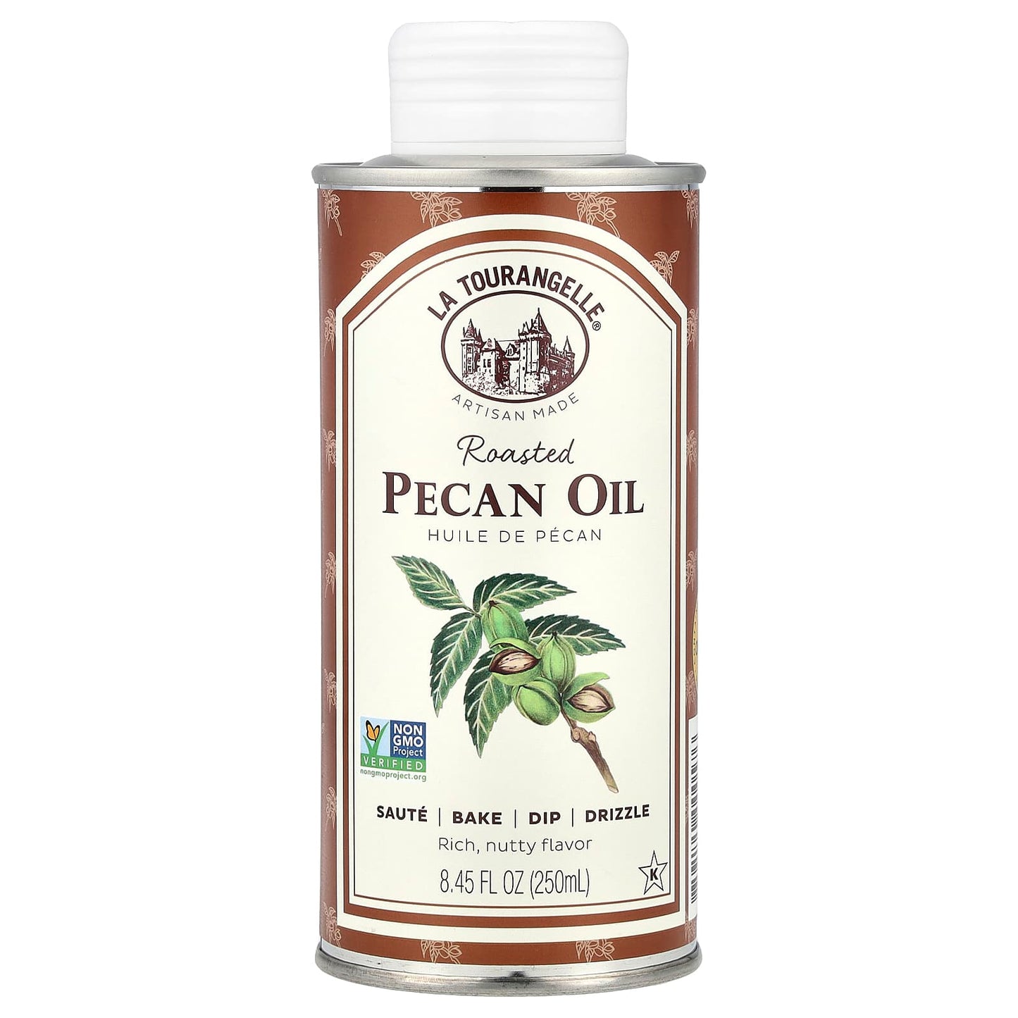 La Tourangelle, Roasted Pecan Oil, 8.45 fl oz (250 ml) - Image 1