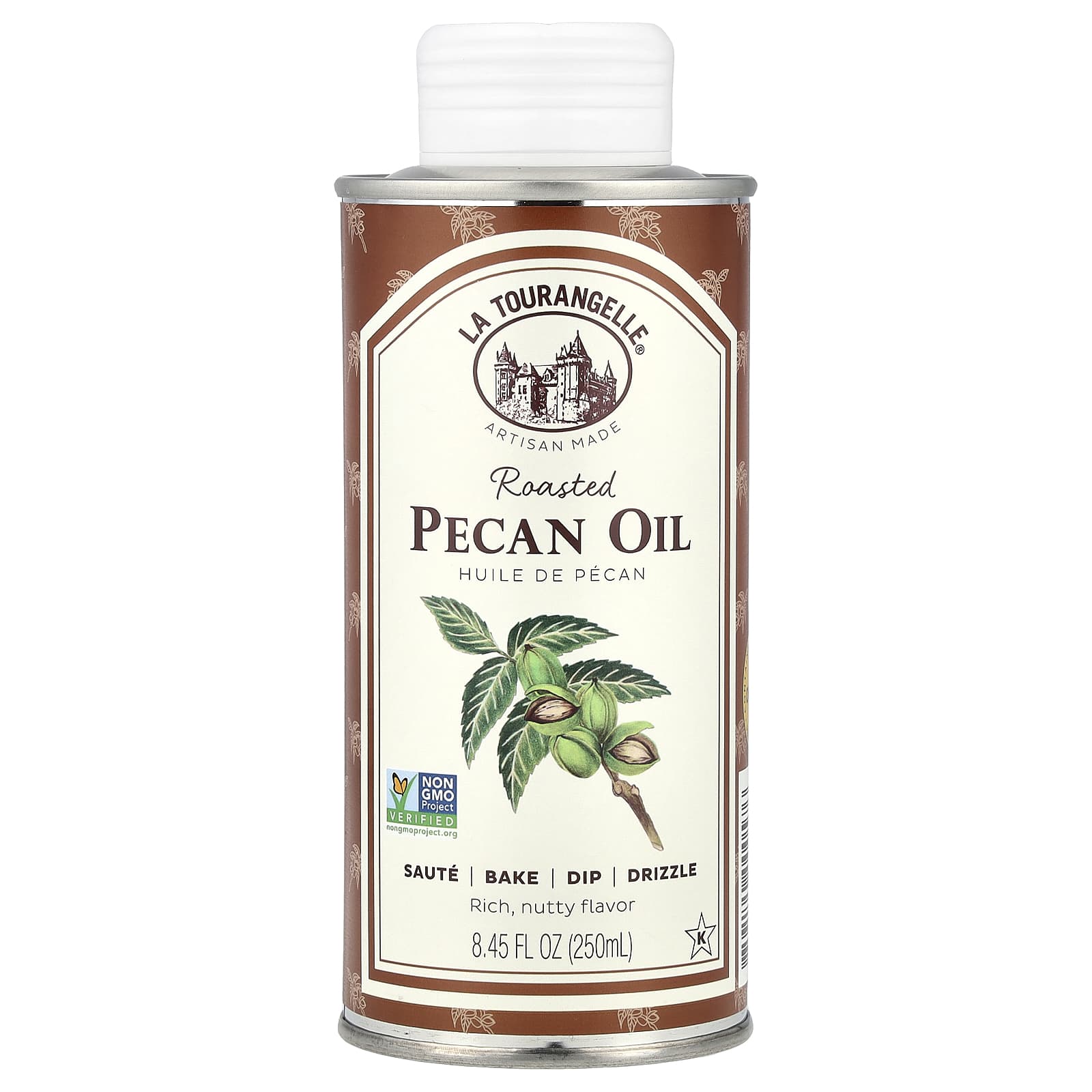 La Tourangelle, Roasted Pecan Oil, 8.45 fl oz (250 ml) - Image 1