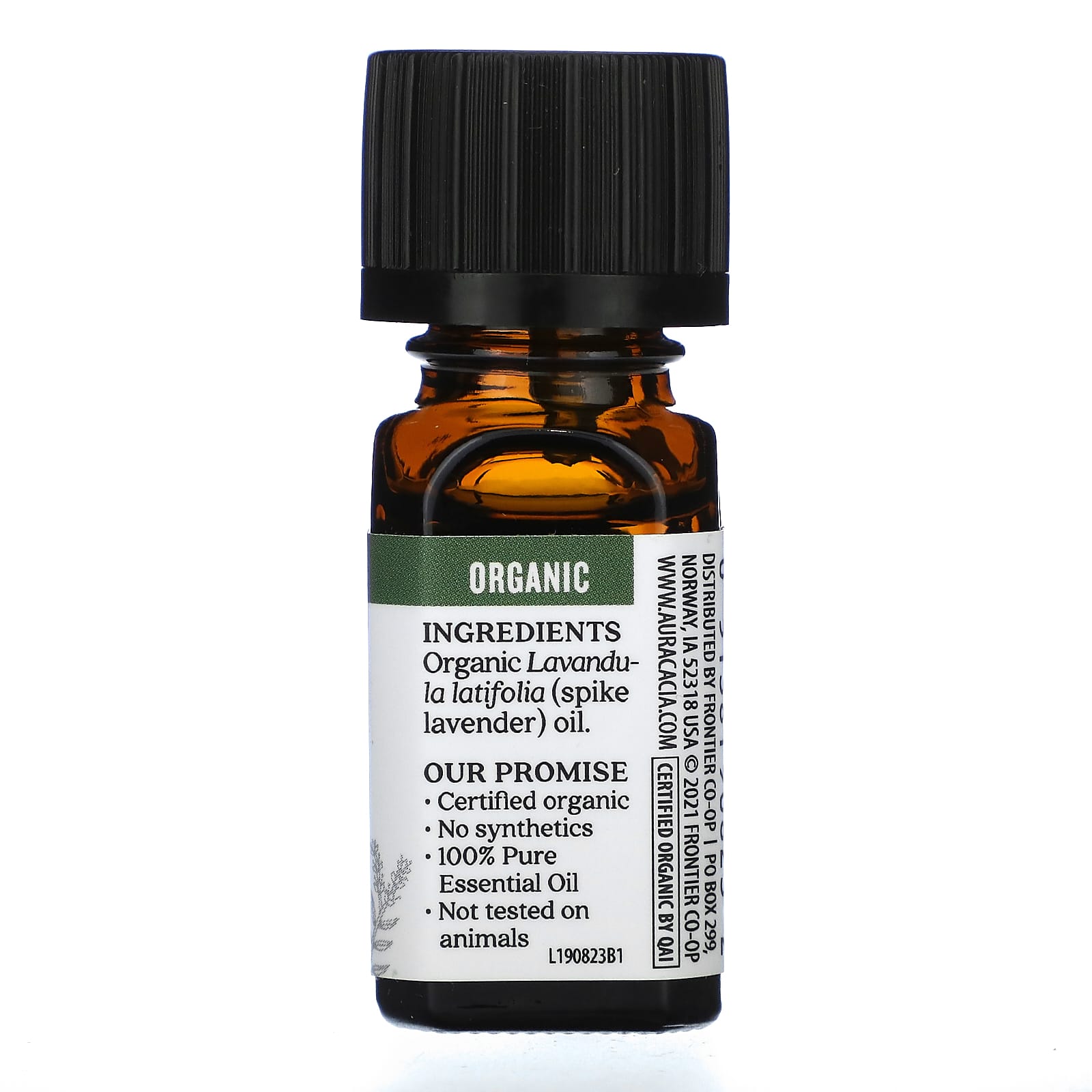 Aura Cacia Organic Spike Lavender Essential Oil, 0.25 fl oz (7.4 ml) - Image 2