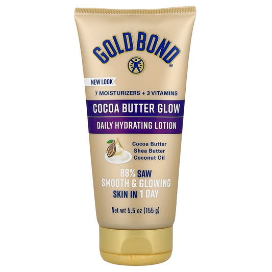 Gold Bond Daily Hydrating Lotion with Cocoa Butter, 5.5 oz (155g) - Image 1