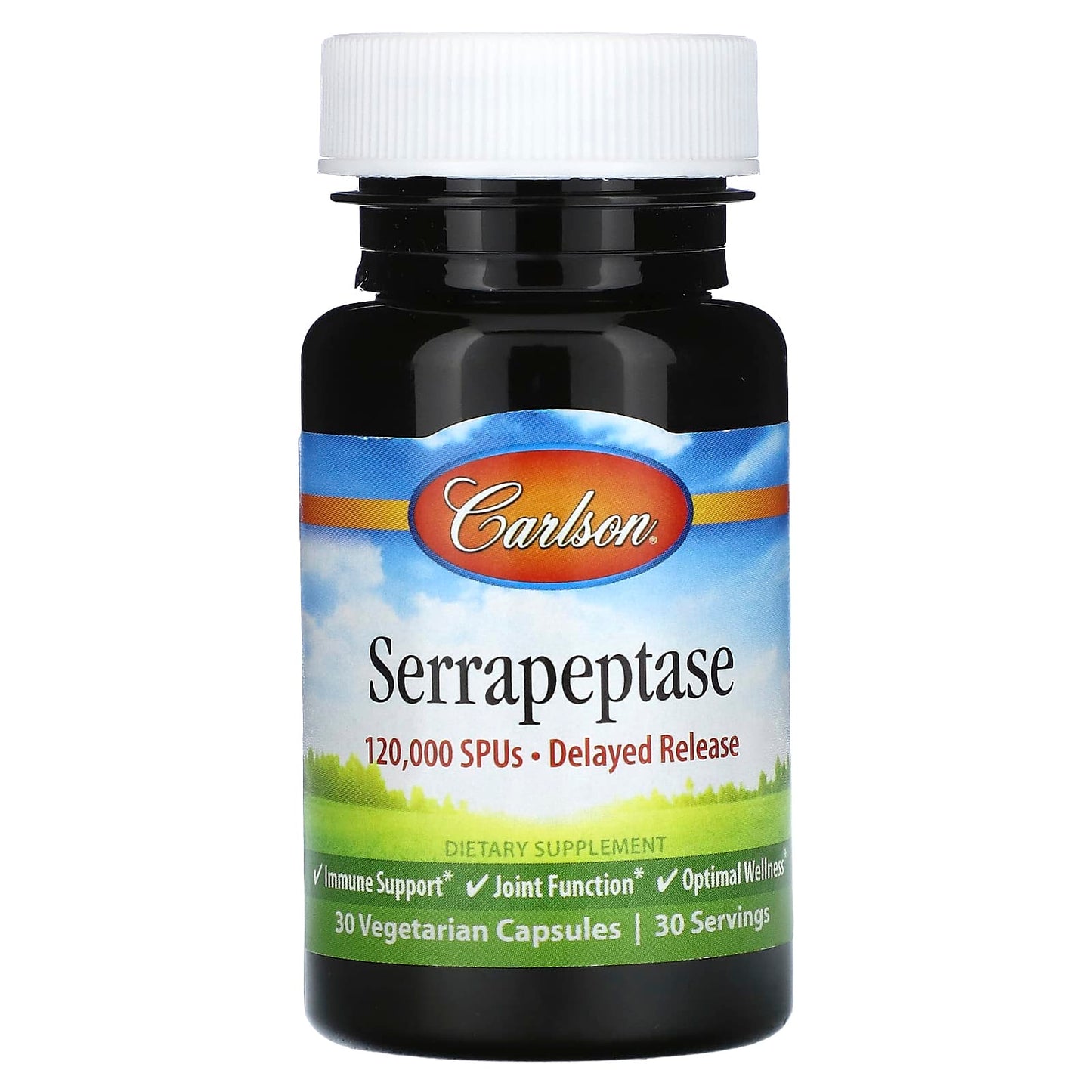 Carlson Serrapeptase 120,000 SPU for Immune & Joint Health - Image 1