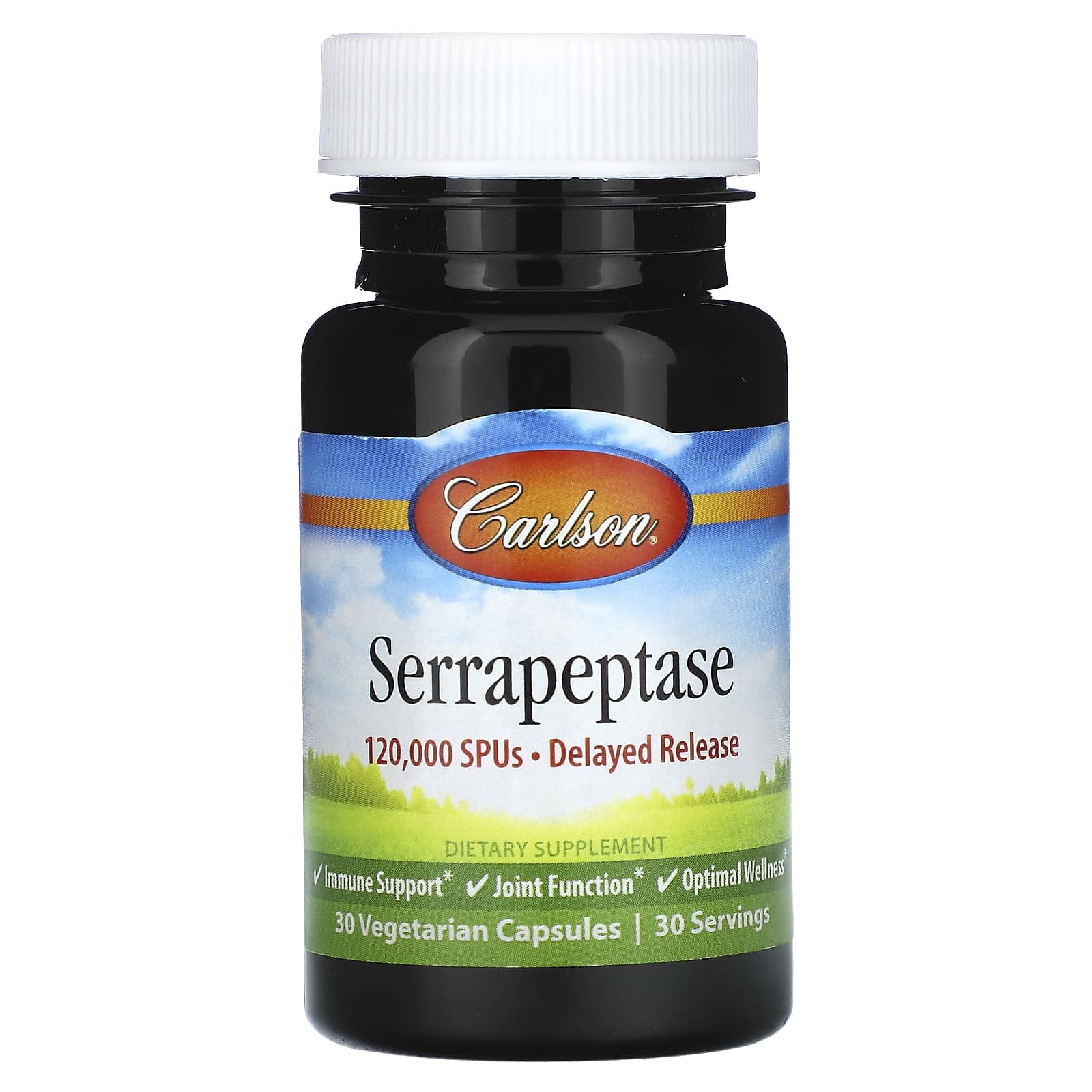 Carlson Serrapeptase 120,000 SPU for Immune & Joint Health - Image 1