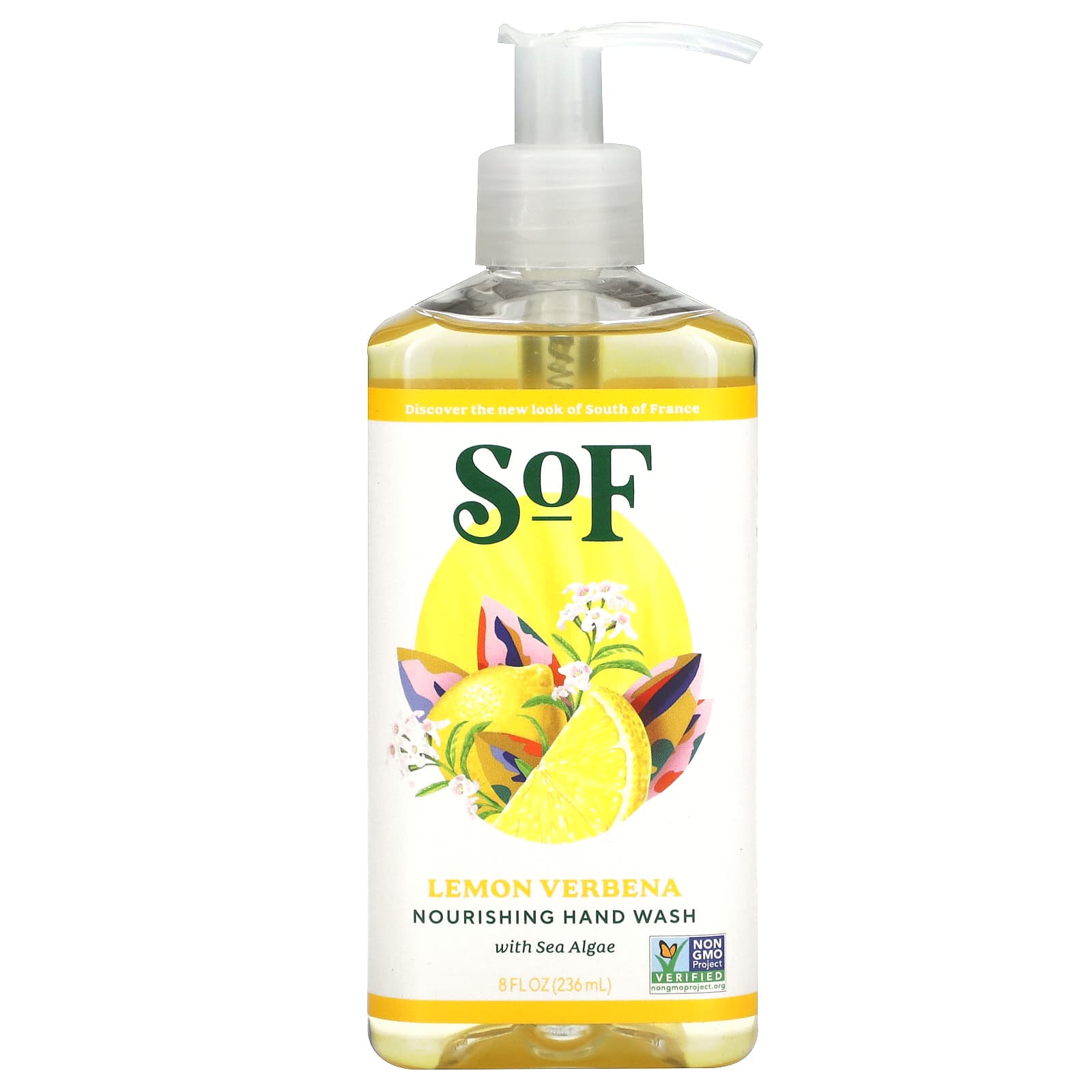 SoF, Nourishing Hand Wash, Lemon Verbena, 8 fl oz (236 ml) - Image 1