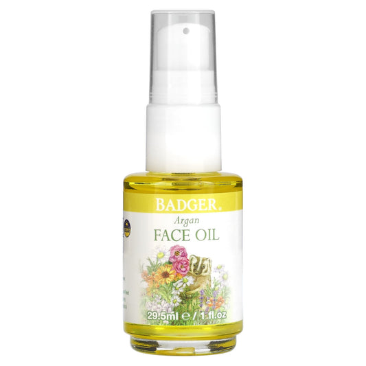 Badger Organic Argan Face Oil | Hydrate & Balance Your Skin - Image 1