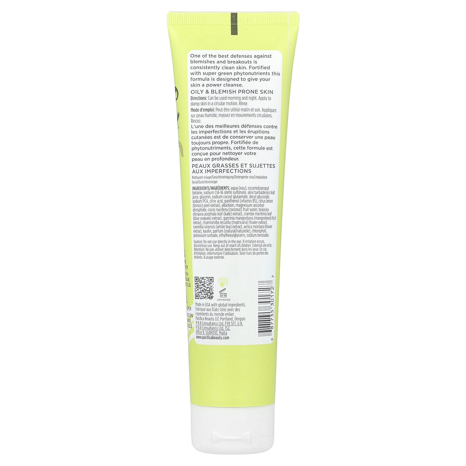 Pacifica, Kale Detox, Deep Cleansing Face Wash, 5 fl oz (147 ml) - Image 2