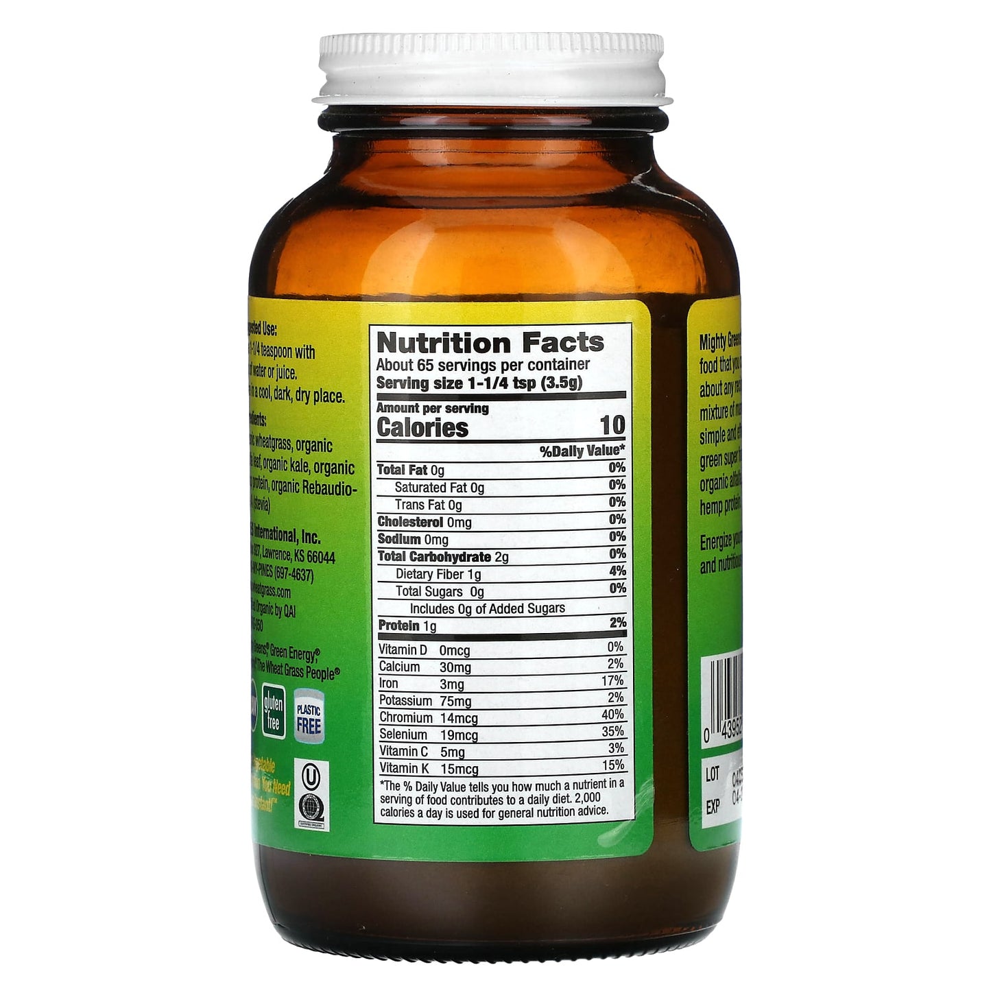 Pines International, Mighty Greens Superfood Blend, 8 oz (227 g) - Image 2