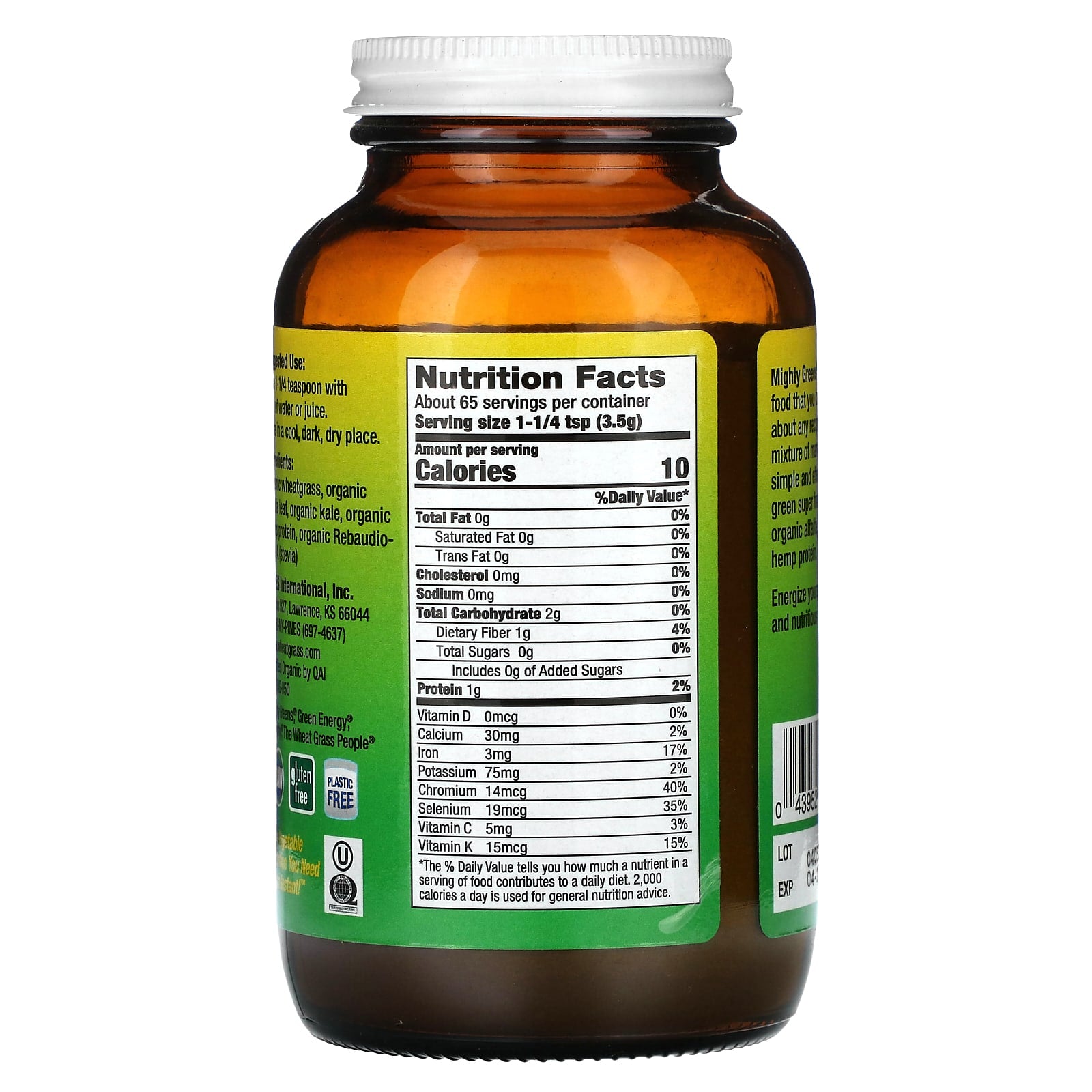 Pines International, Mighty Greens Superfood Blend, 8 oz (227 g) - Image 2