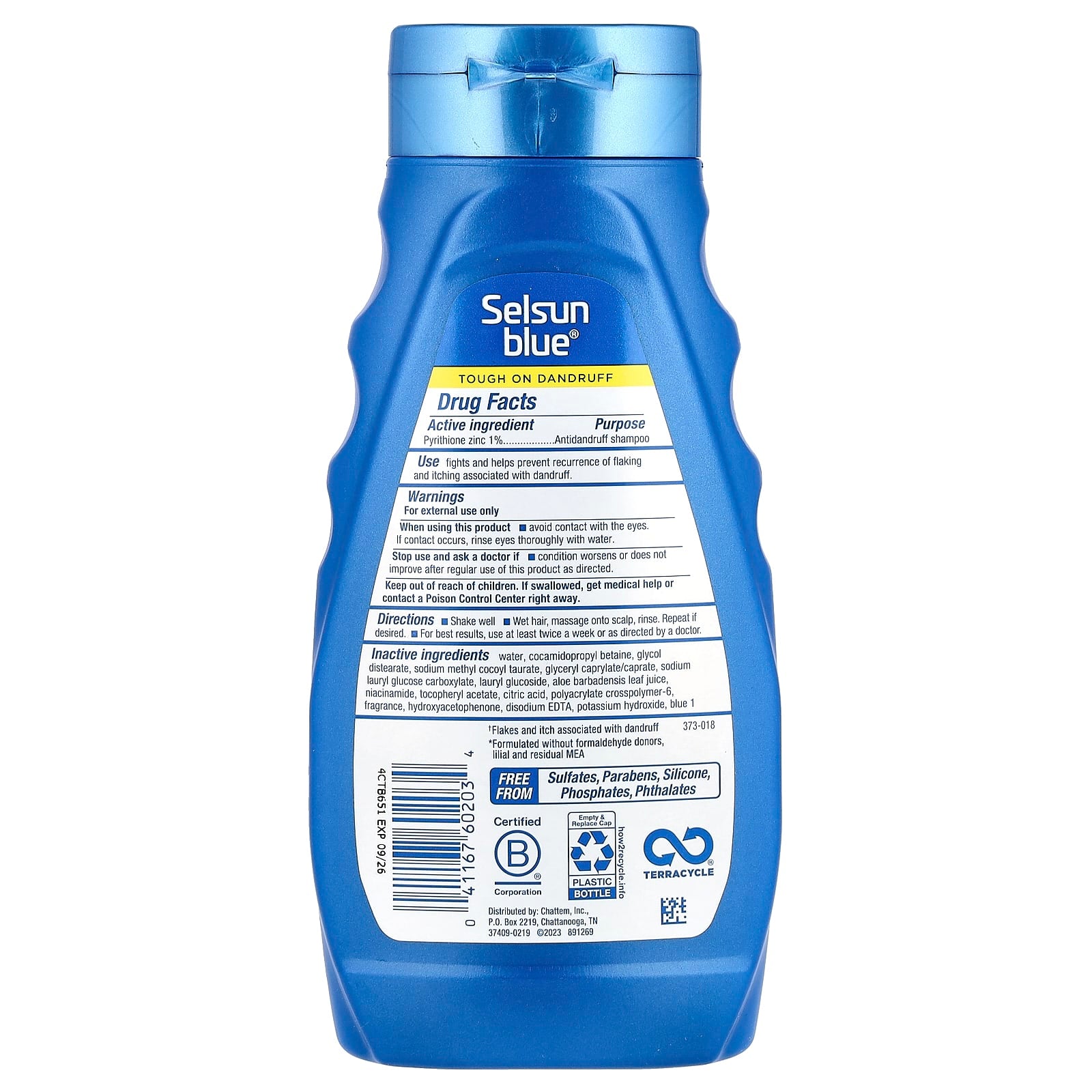Selsun Blue, Antidandruff Shampoo, Itchy Dry Scalp, 11 fl oz (325 ml) - Image 2