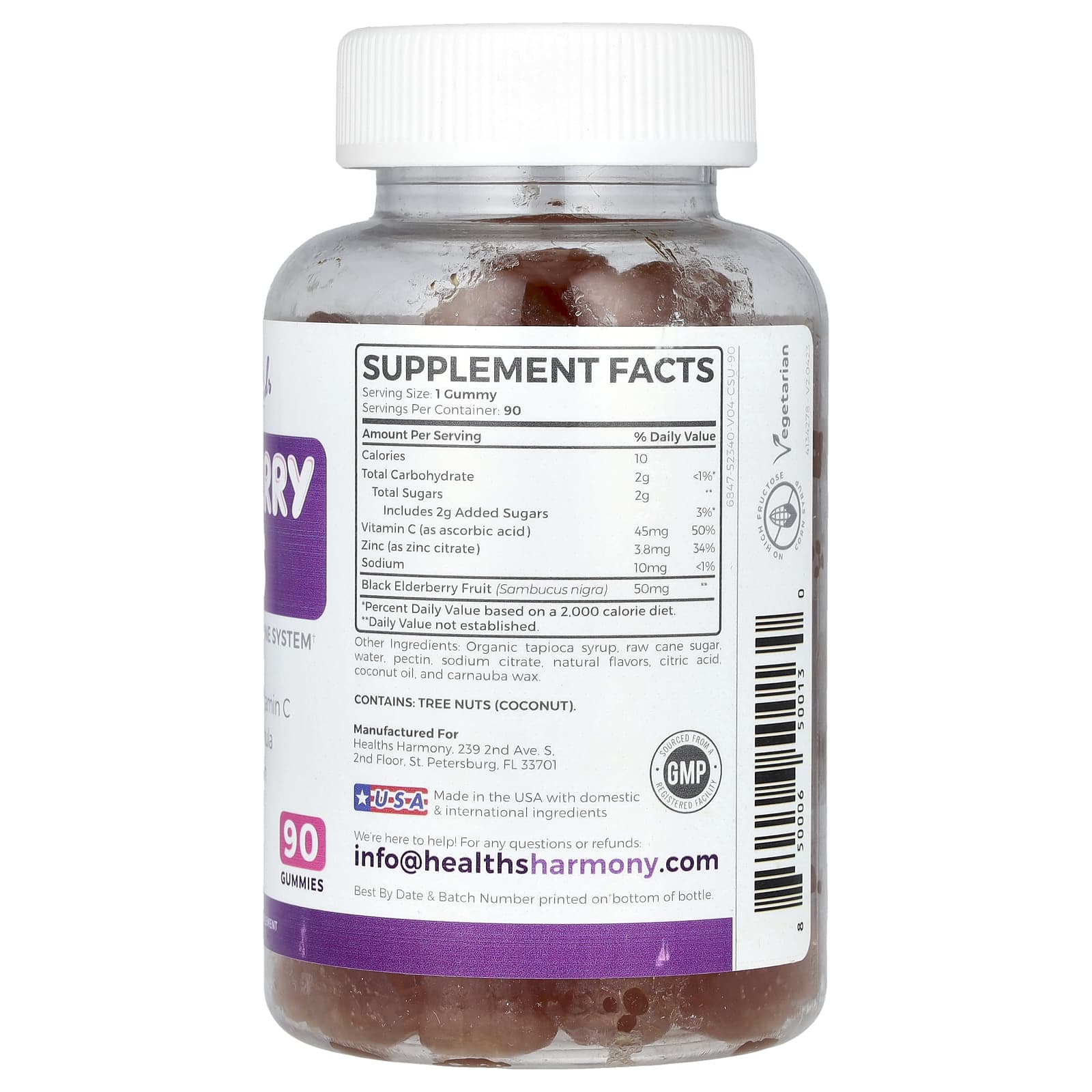 Healths Harmony Elderberry Gummies for Kids - Boost Immunity - Image 2
