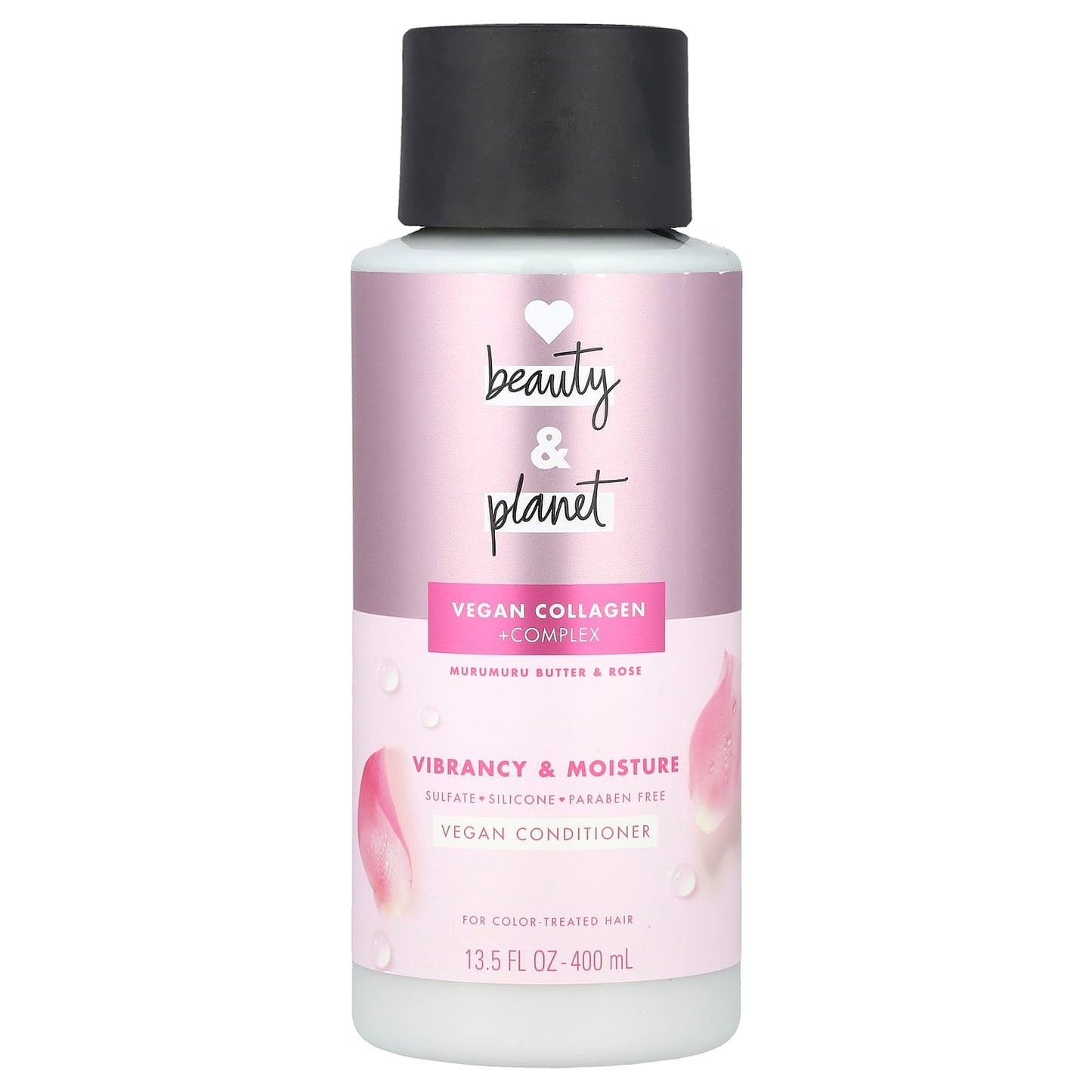 Love Beauty and Planet, Vegan Conditioner, For Color Treated Hair, Murumuru Butter & Rose, 13.5 fl oz (400 ml) - Image 1
